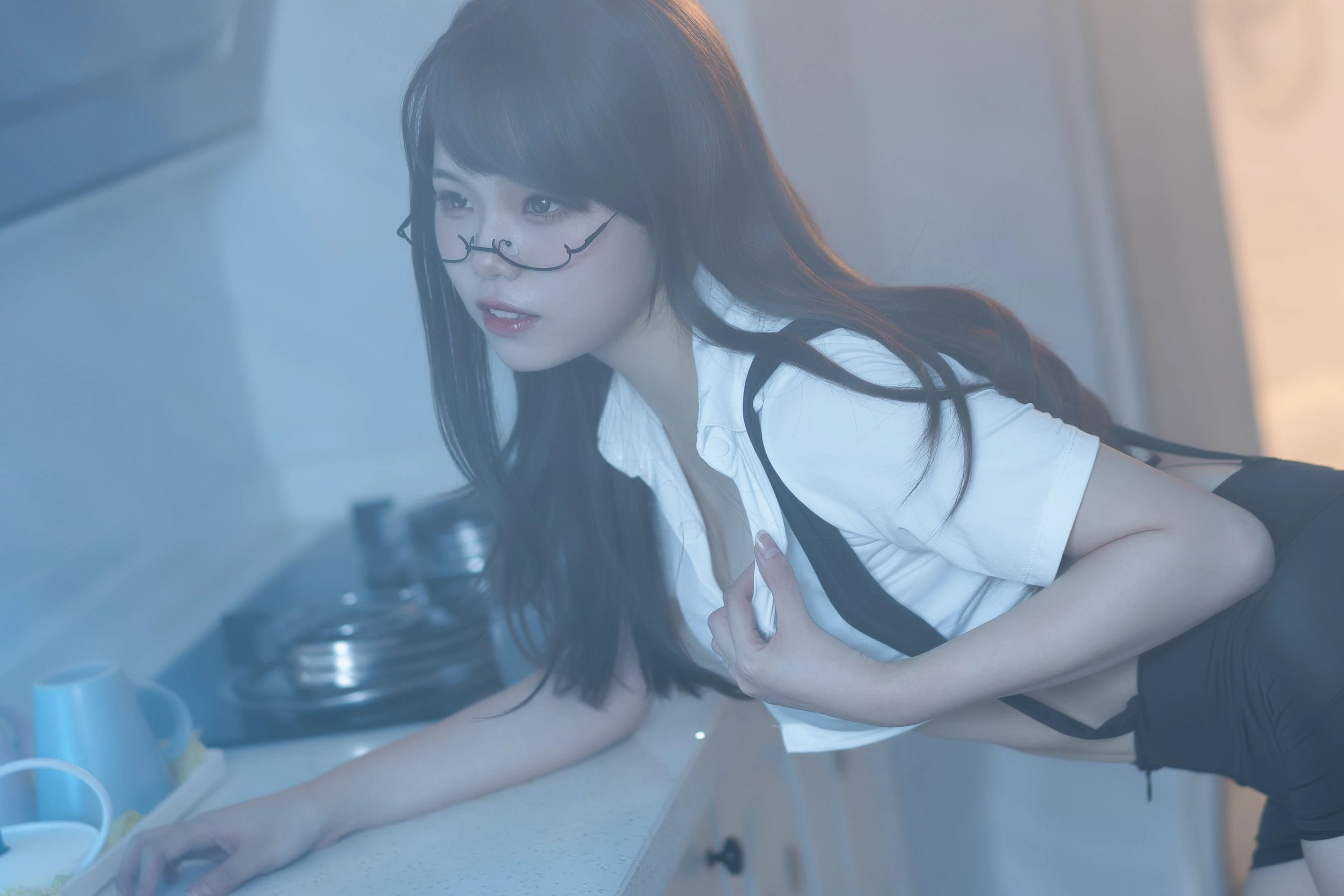 七月喵子 – 眼镜娘1号插图1