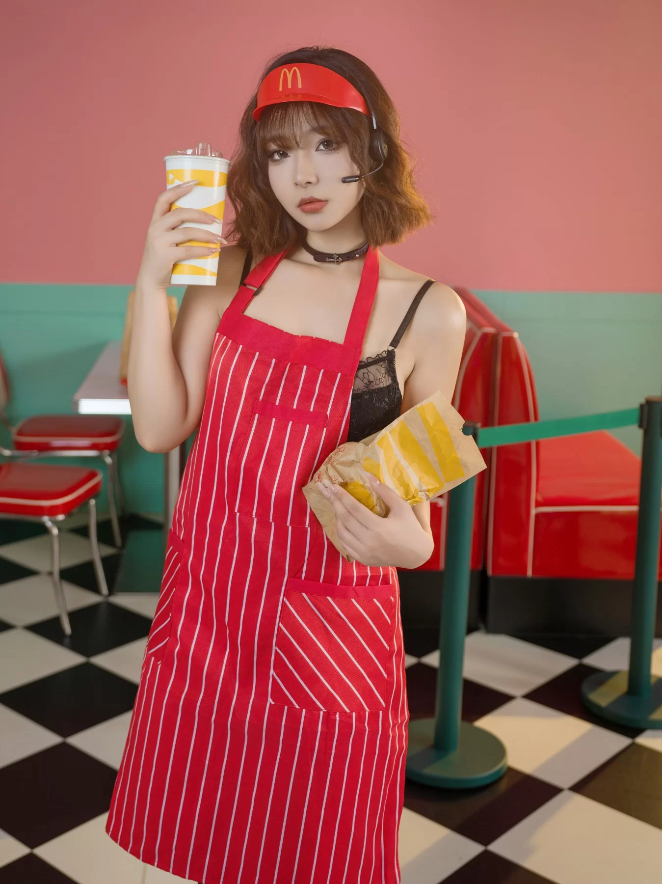 yuuhui玉汇 – 麦当劳的女服务员 [149P]插图6