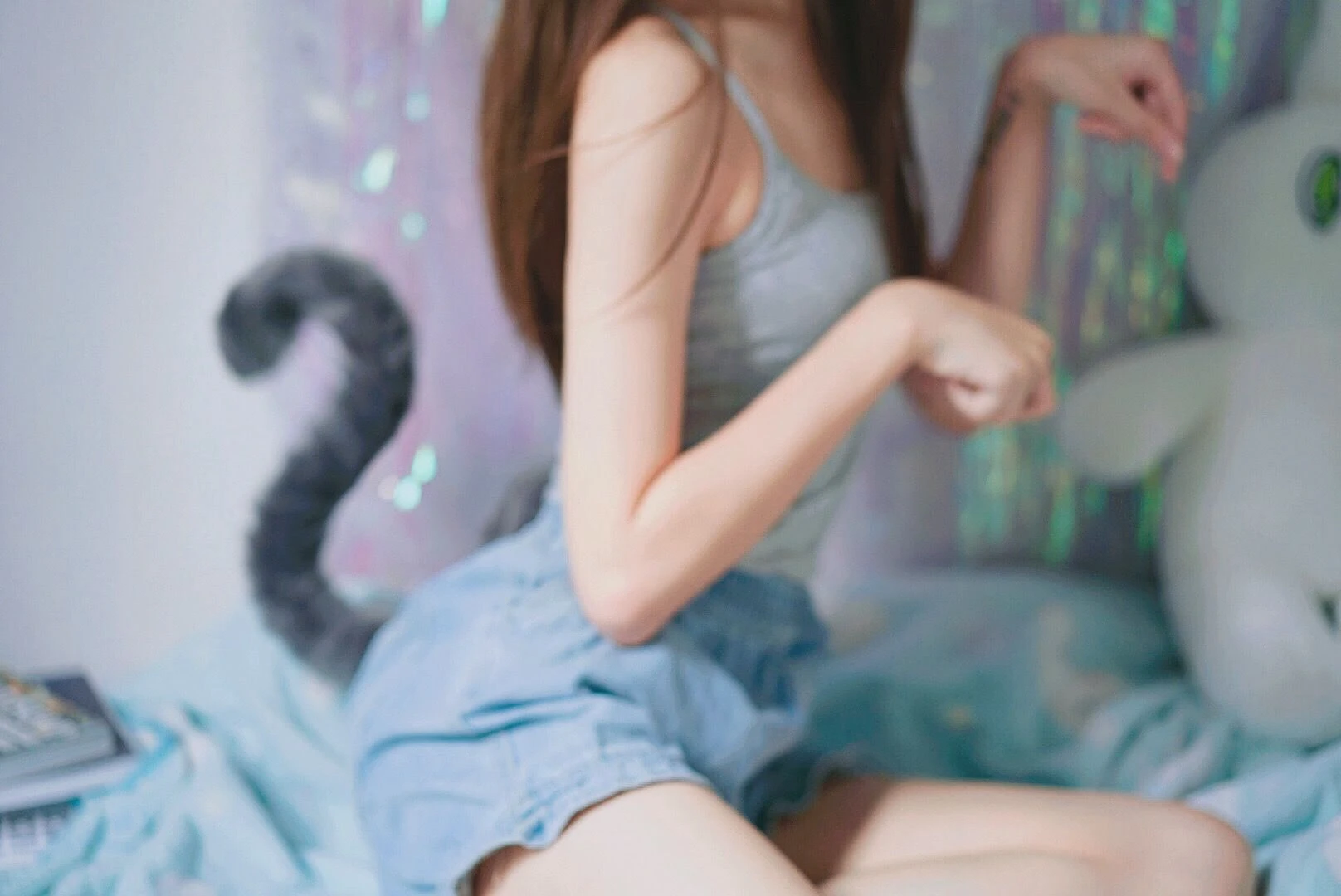 萌妹子眼酱大魔王w – 灰尾猫系插图1