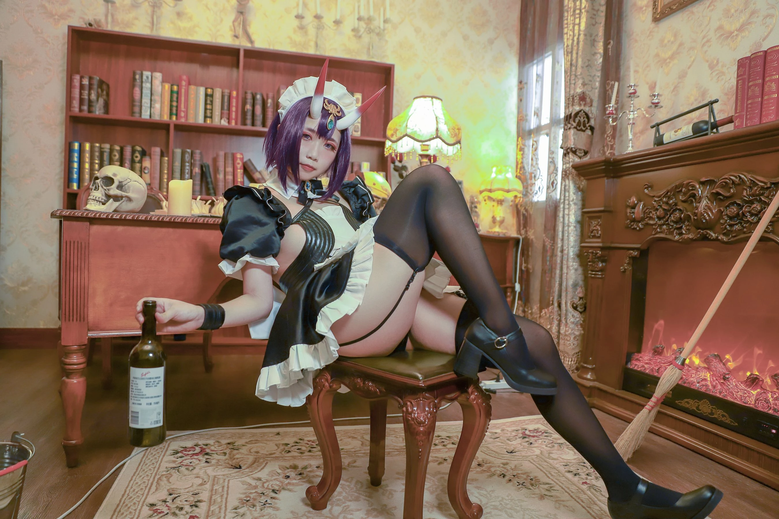 动漫博主贞子蜜桃oo – 酒吞童子 女仆插图2