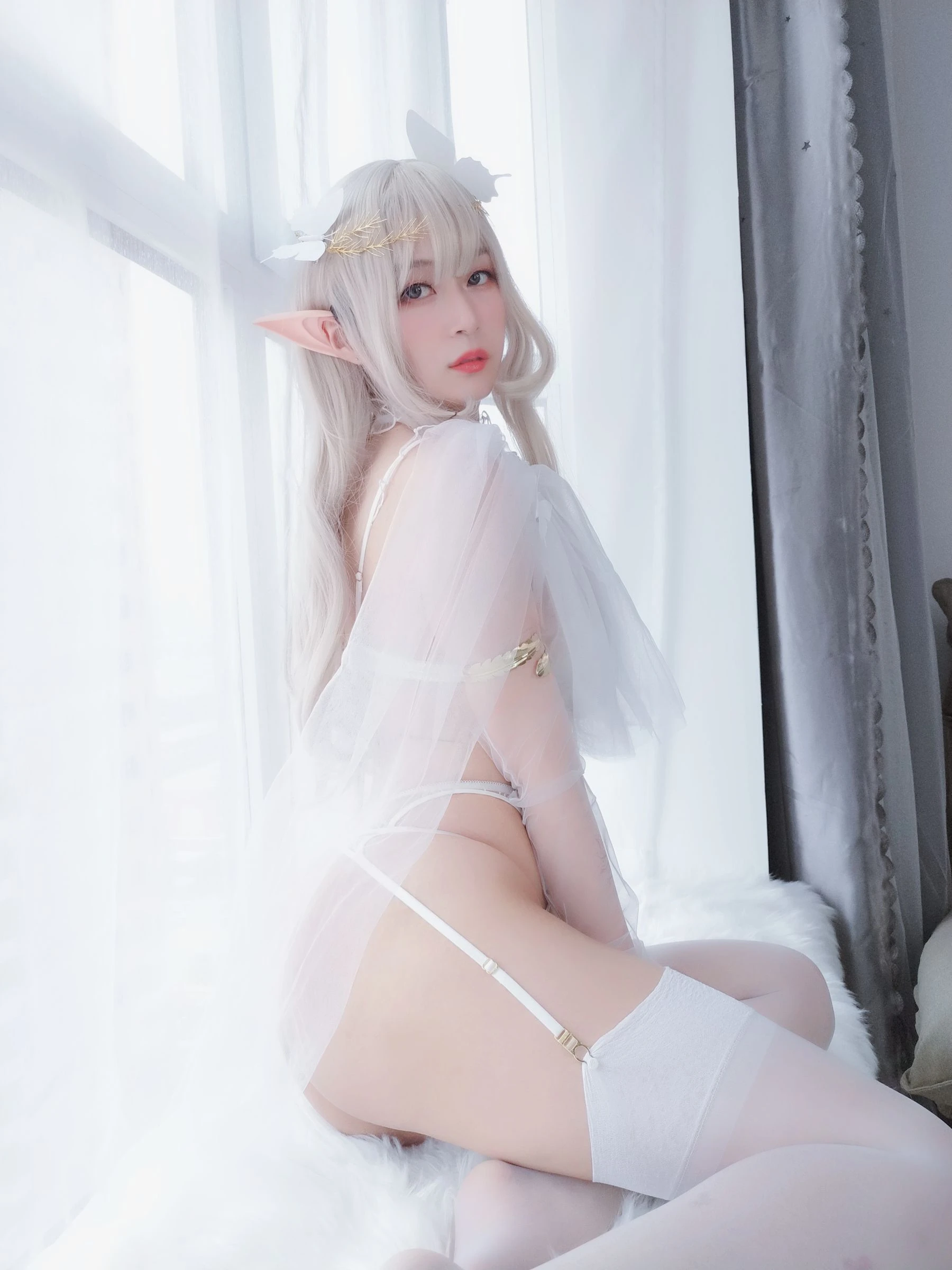 Coser小姐姐白银 纯白精灵插图8