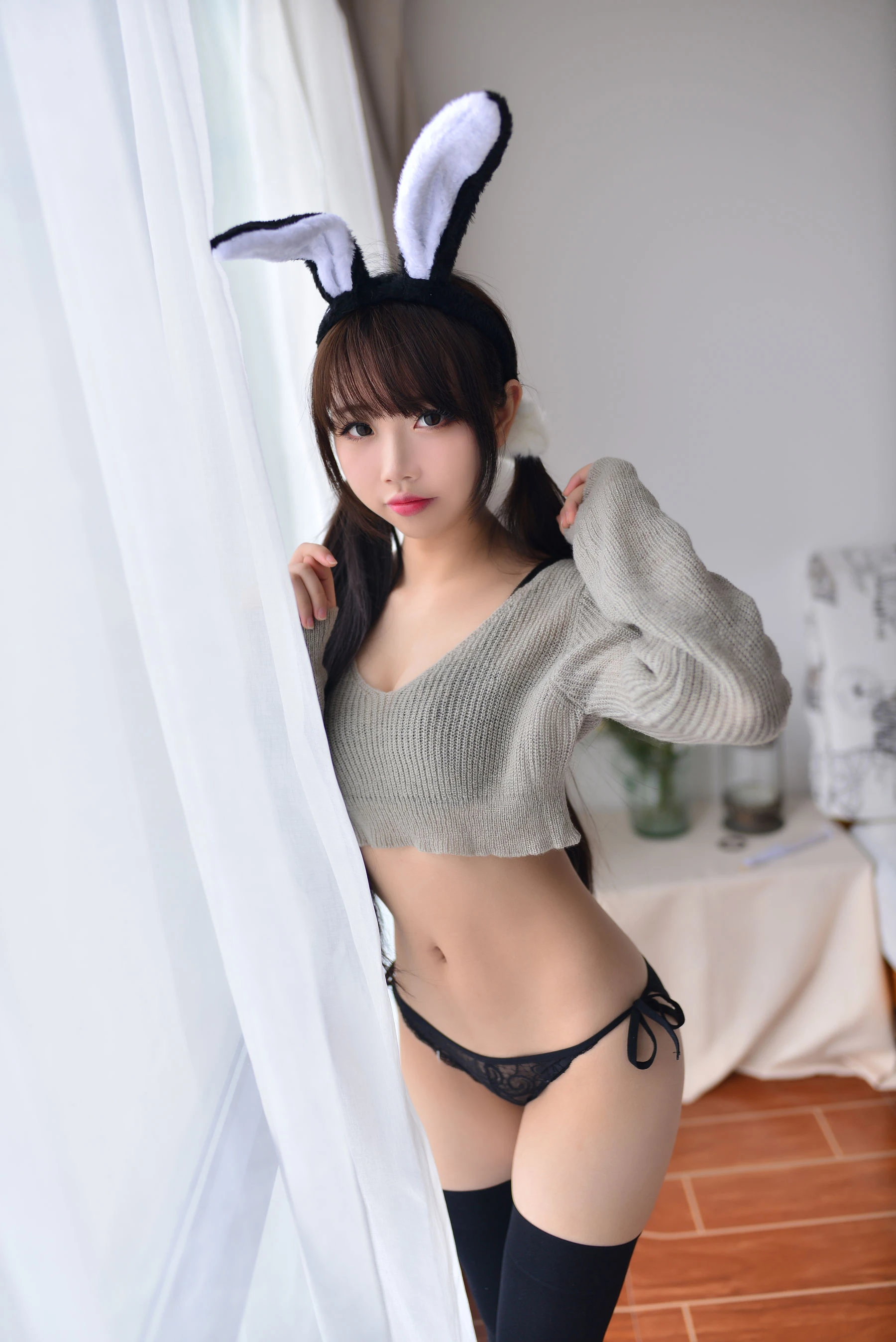 Cos小姐姐雪琪 – 灰兔兔插图7