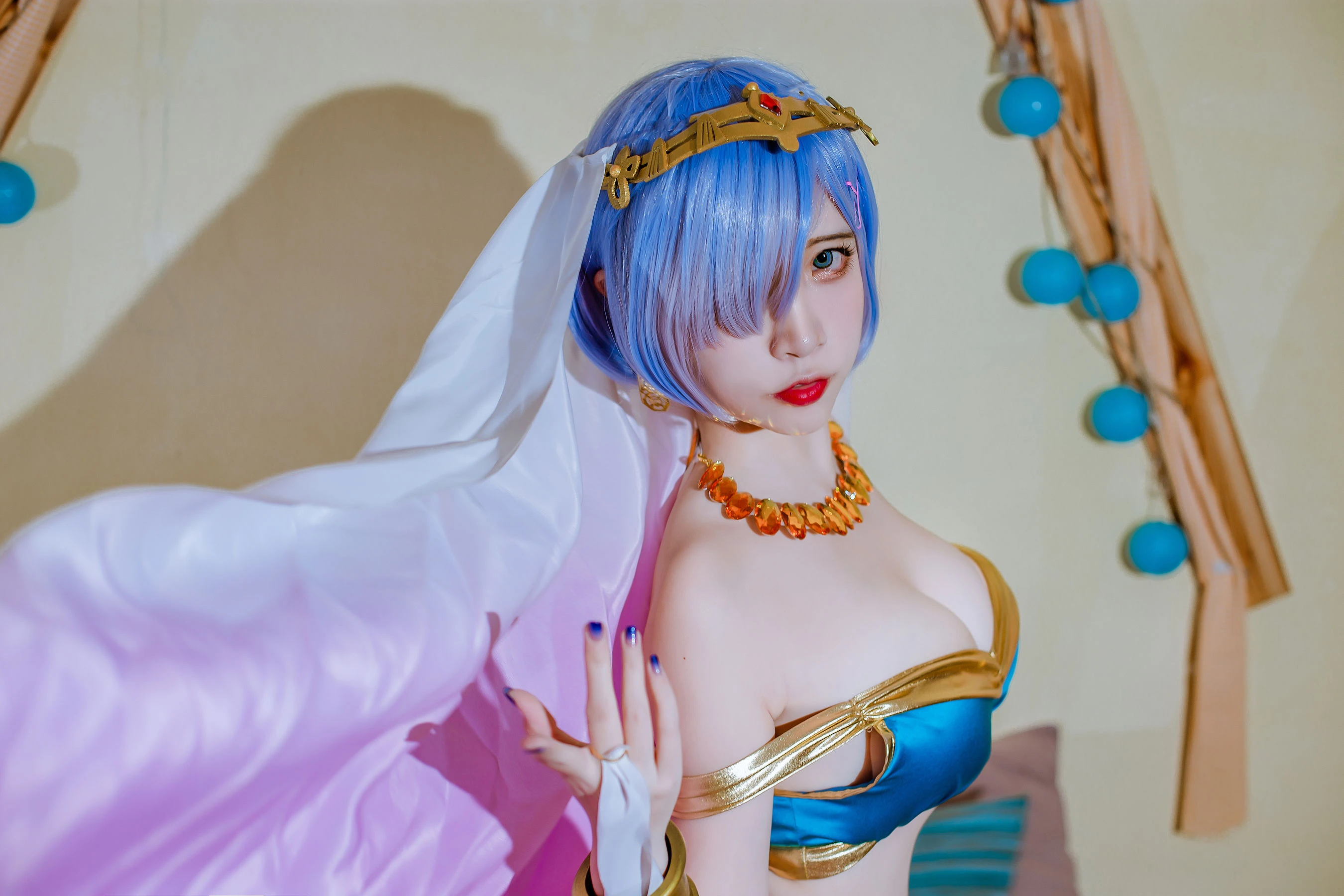 人气Coser二佐Nisa – 蕾姆舞娘插图8