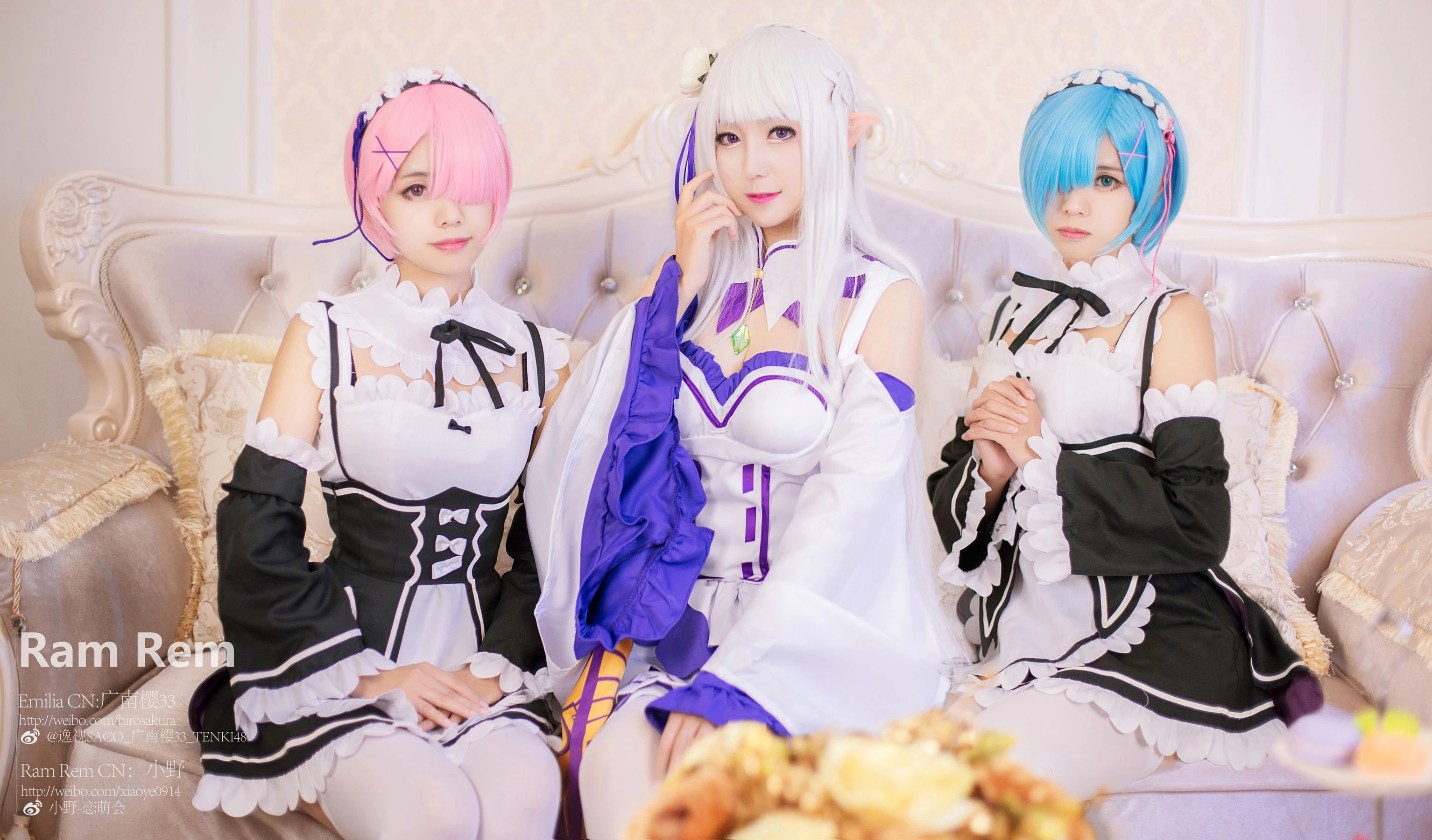 萌系小野妹子w Ram Rem（拉姆，雷姆）插图5