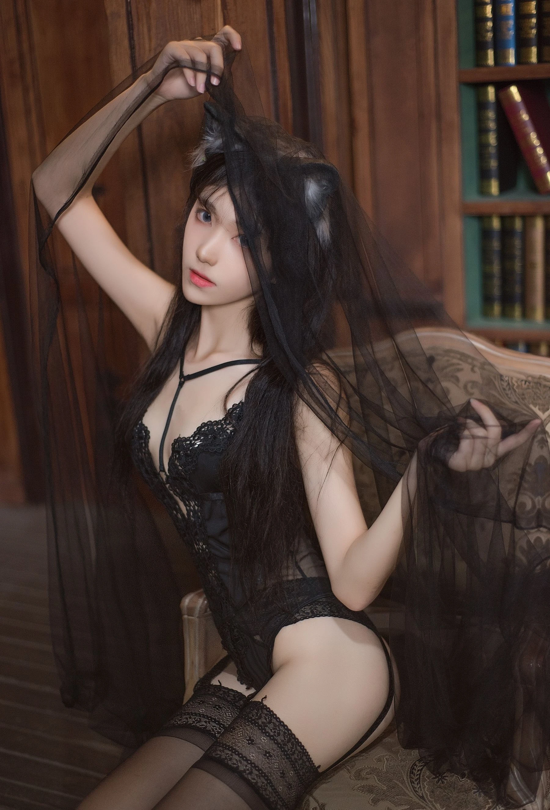 动漫博主南桃Momoko – 黑内衣插图7