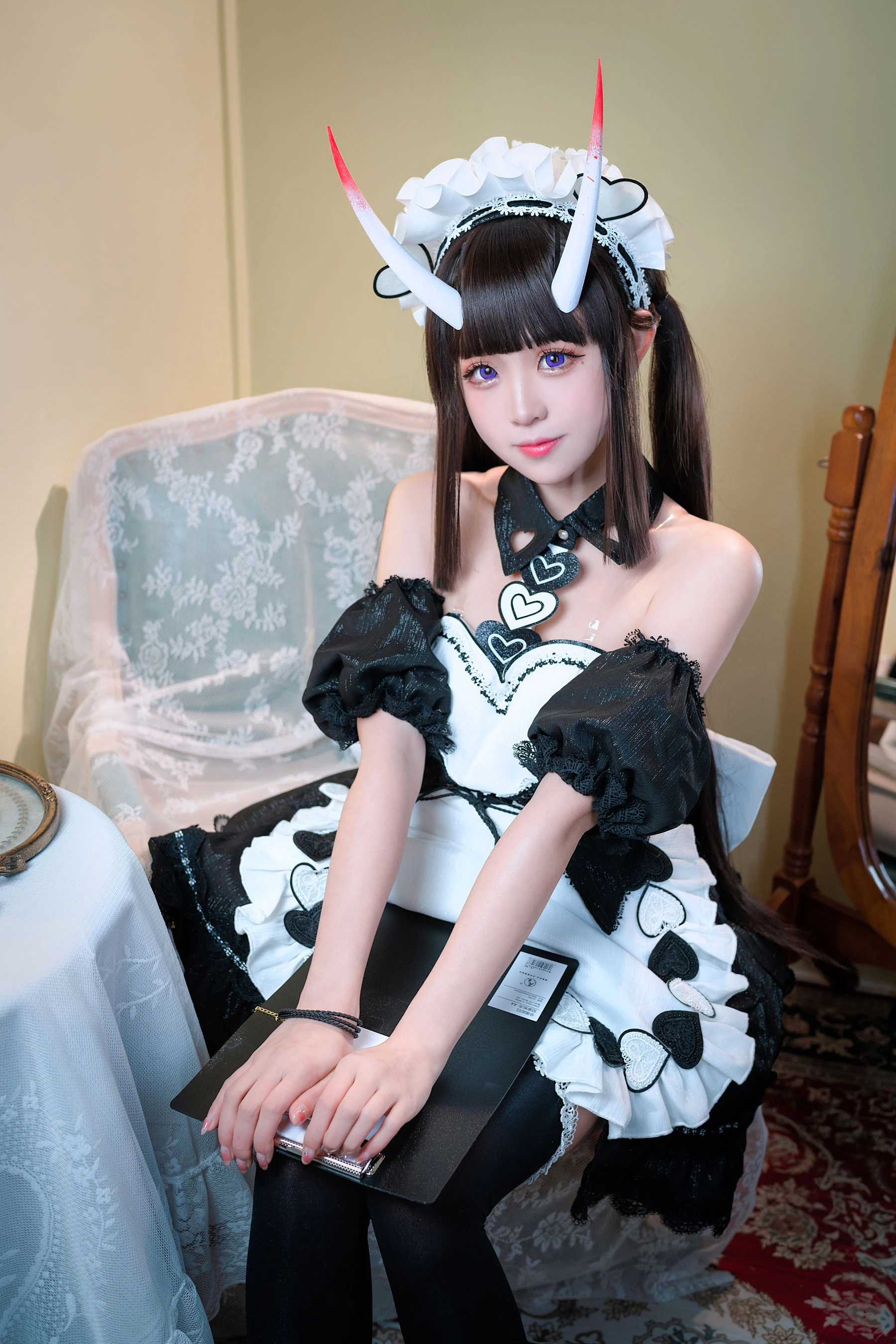 miko酱ww – 碧蓝航线 能代女仆插图4
