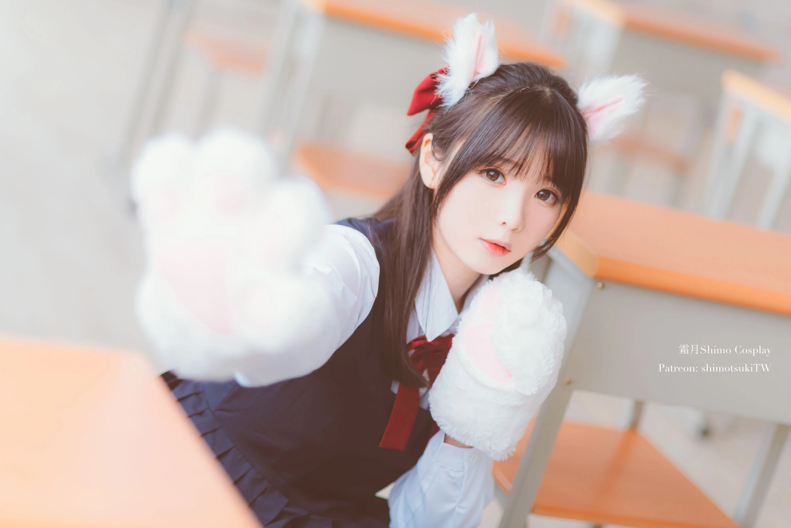 微博妹纸霜月shimo – JK校服的诱惑插图3