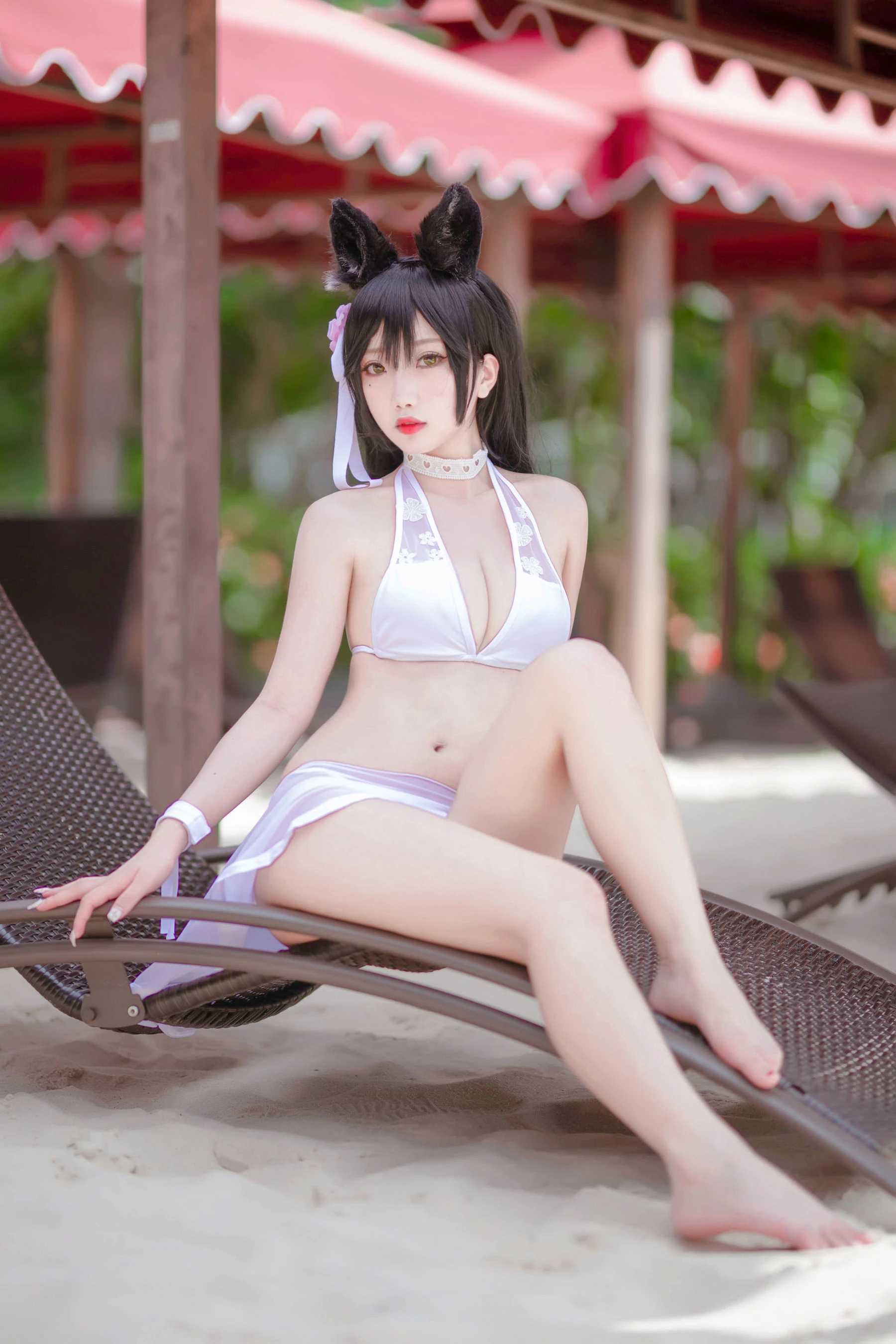鬼畜瑶 – 泳装猫女外拍插图6