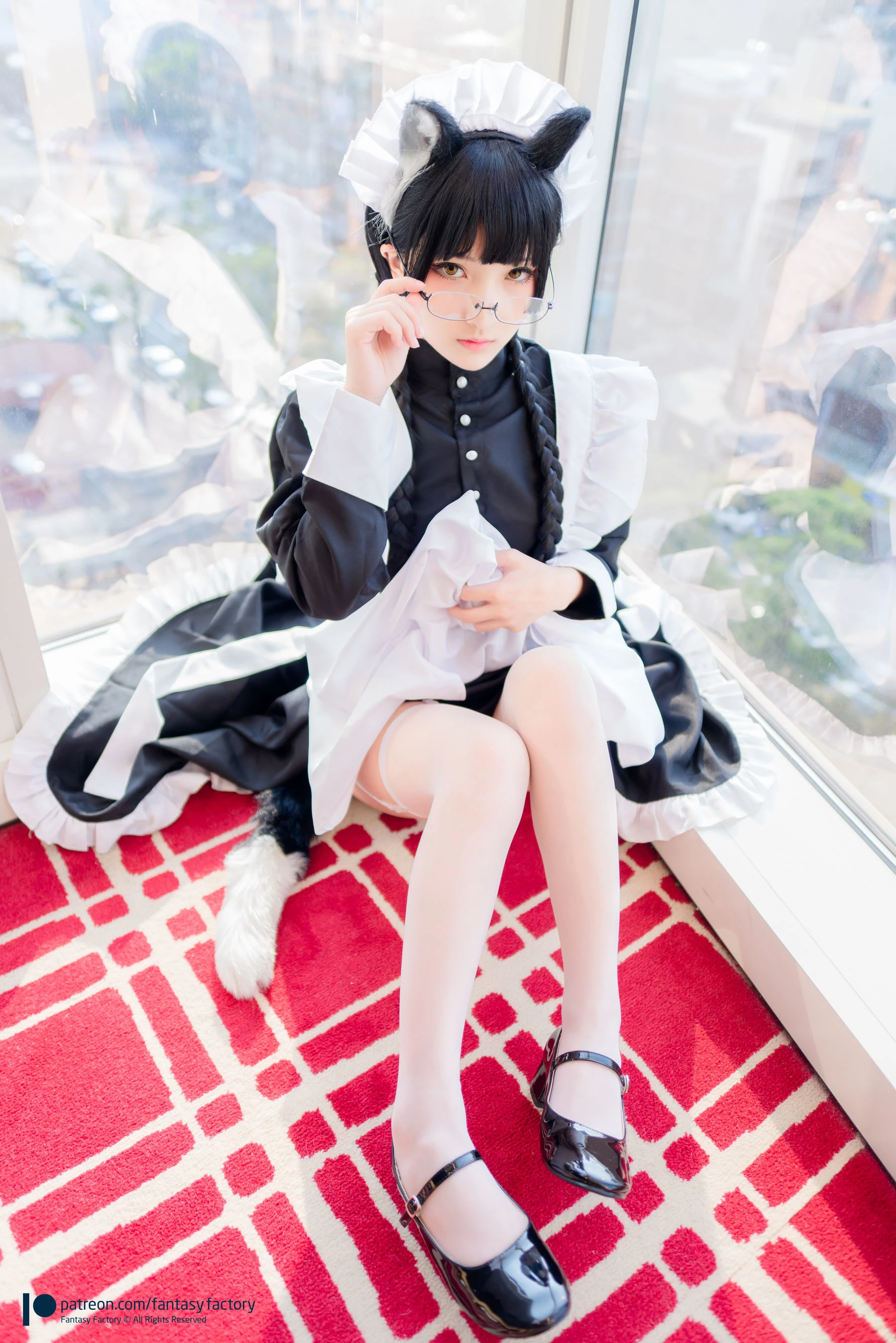 [Fantasy Factory] 小丁Cosplay – 黑猫女仆插图3