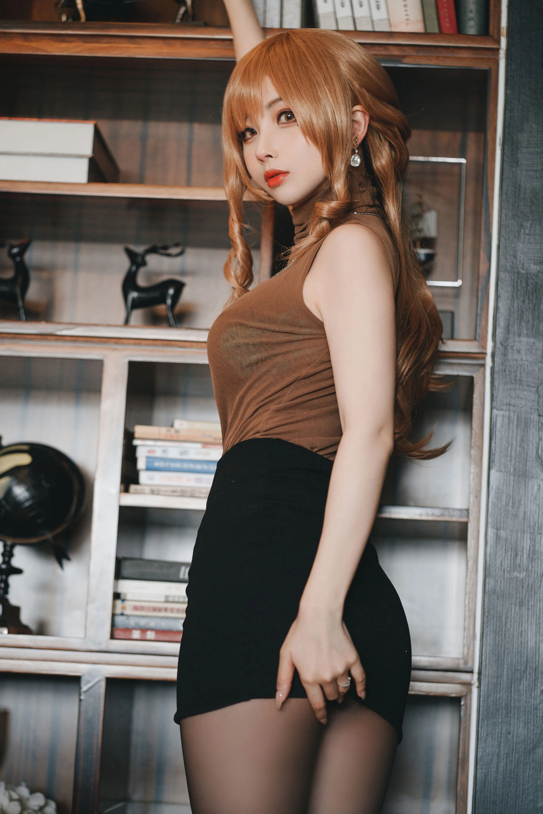 COS福利rioko凉凉子(肉扣热热子) – 人妻的一天-公司篇 [30P]插图5