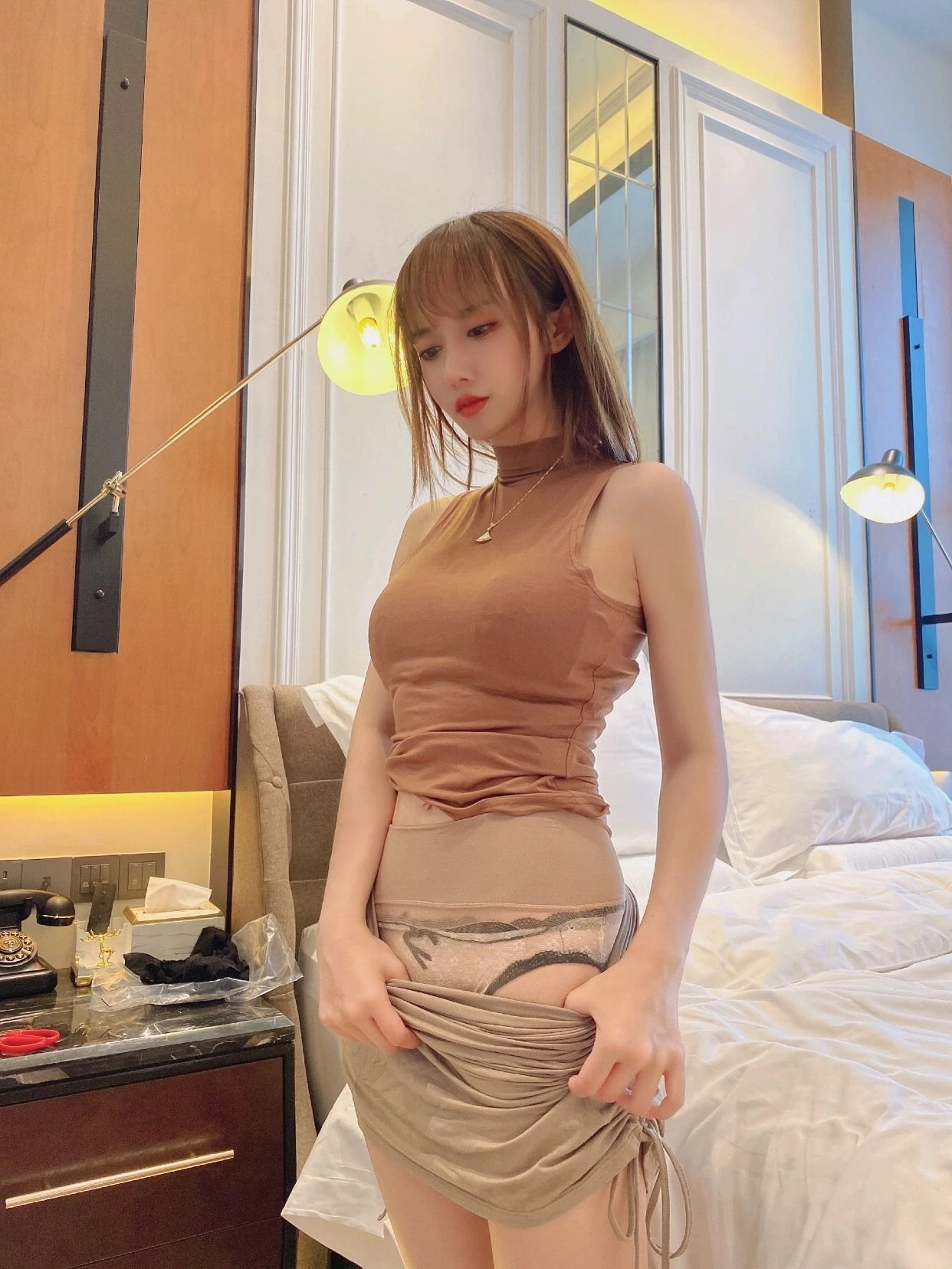 斗鱼米线线sama – 丝袜少妇诱惑系列插图6