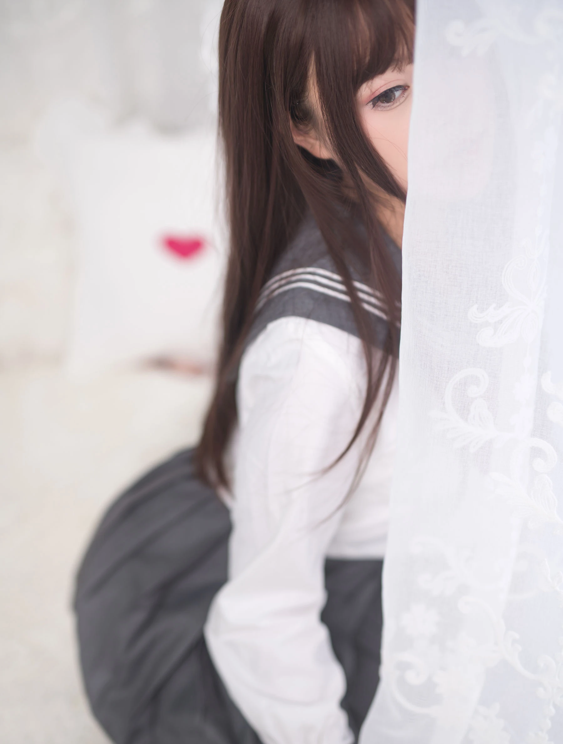 萌系小姐姐-白烨- – 黑丝制服少女插图4