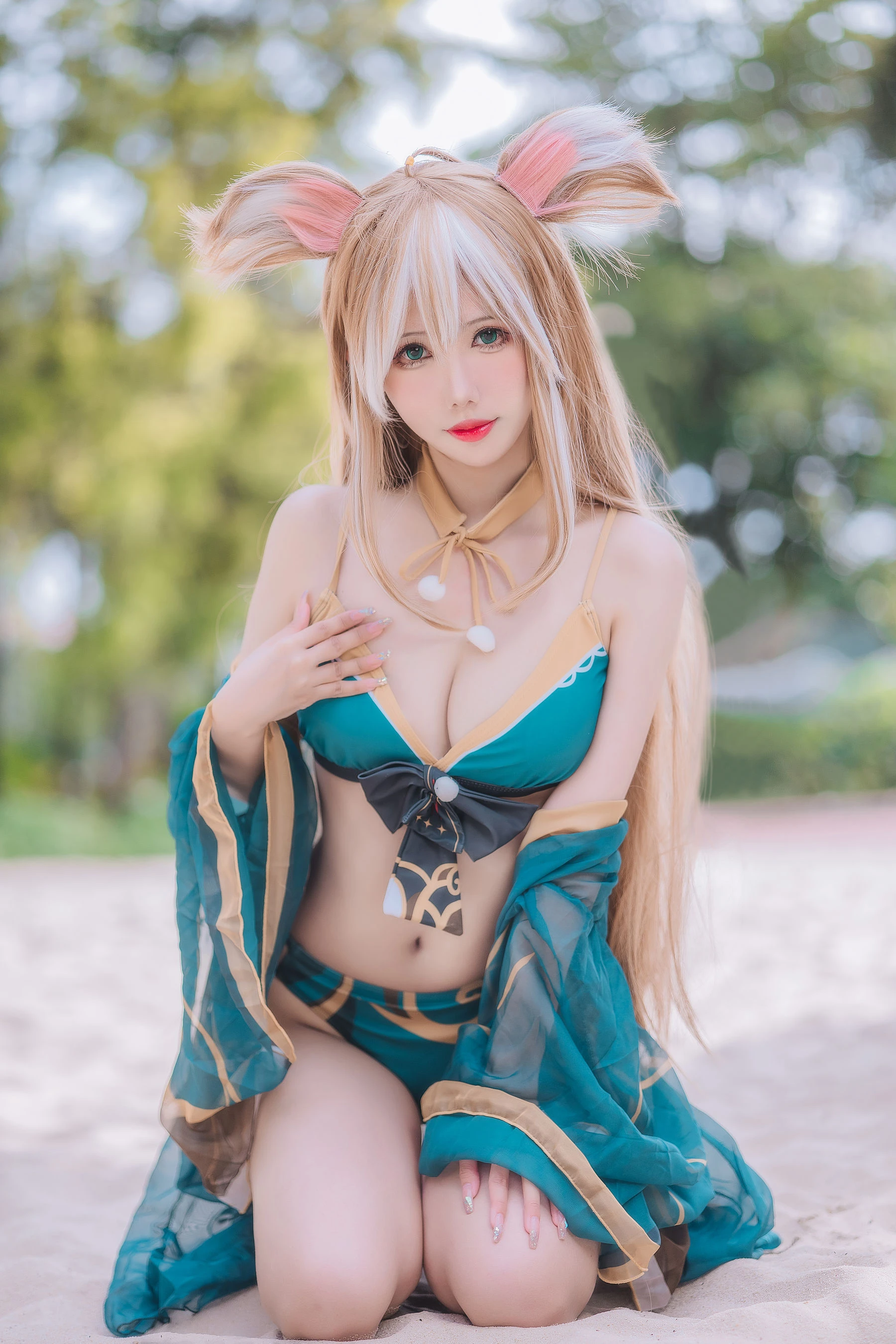 仙女月 – 泽月希娜小姐泳装插图8
