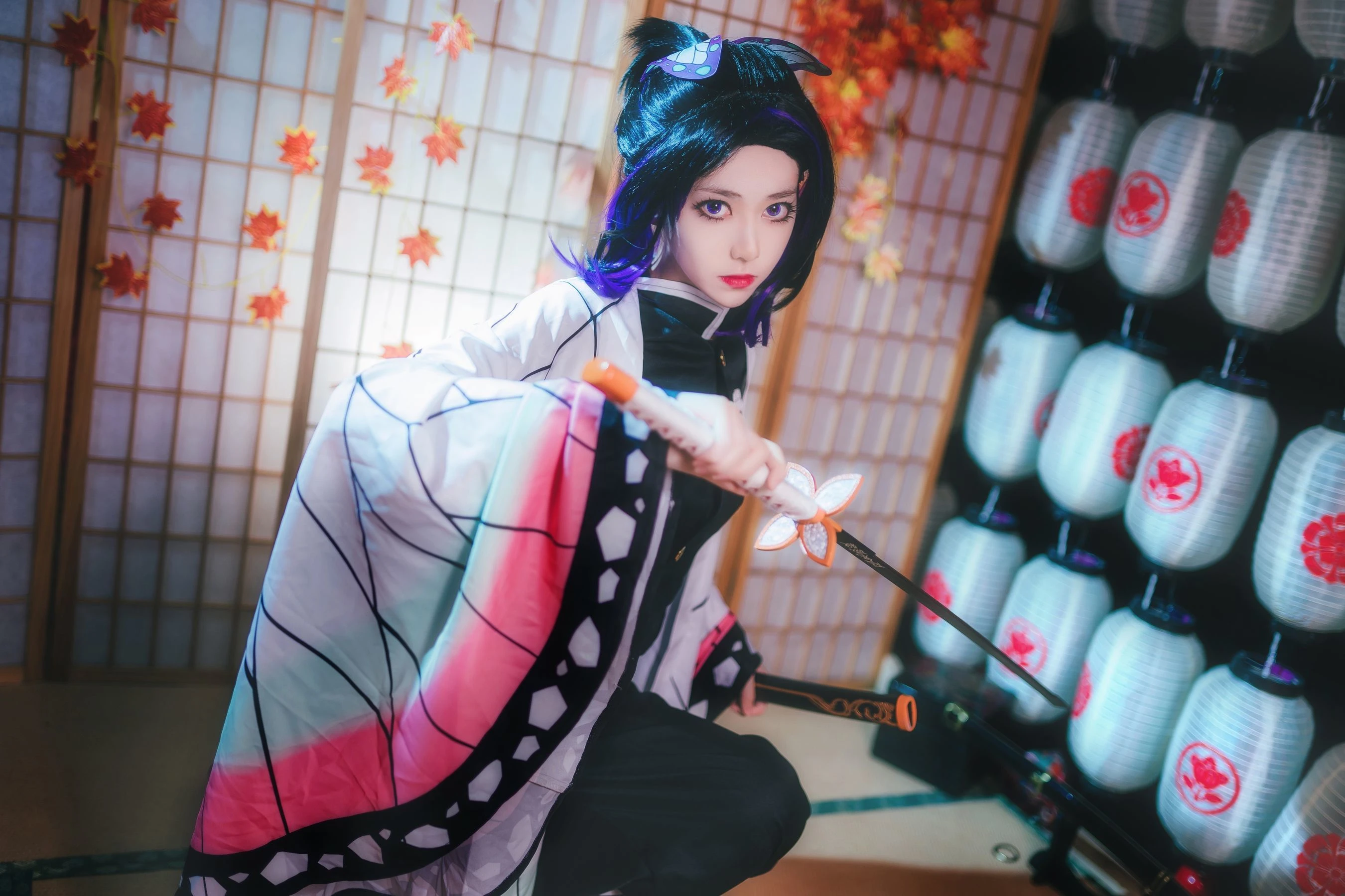 动漫博主南桃Momoko – 蝴蝶忍队服插图3