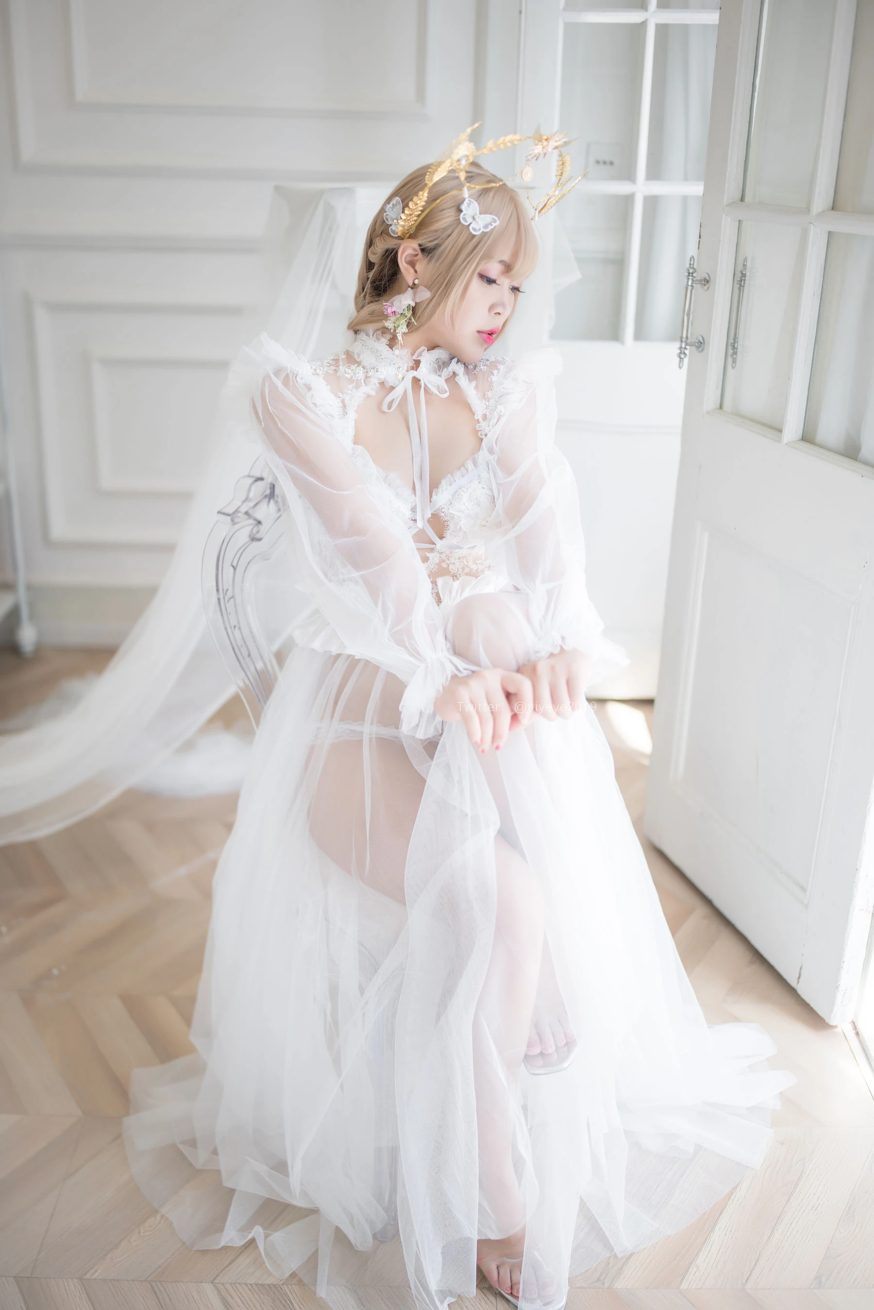 萌系小姐姐-白烨- – 珍珠花嫁插图5