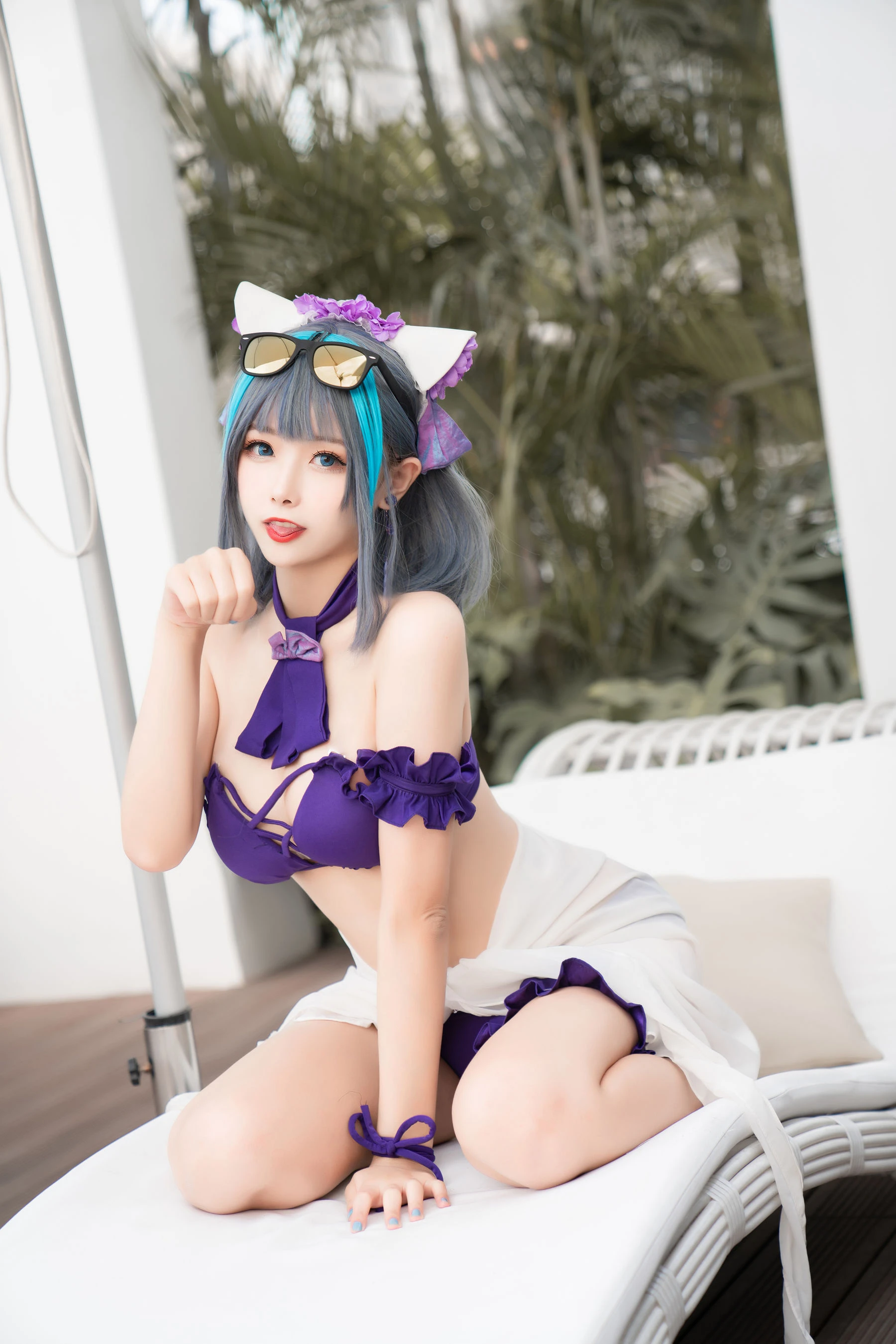 微博妹子Momoko葵葵 – 柴郡水着 [40P]插图5