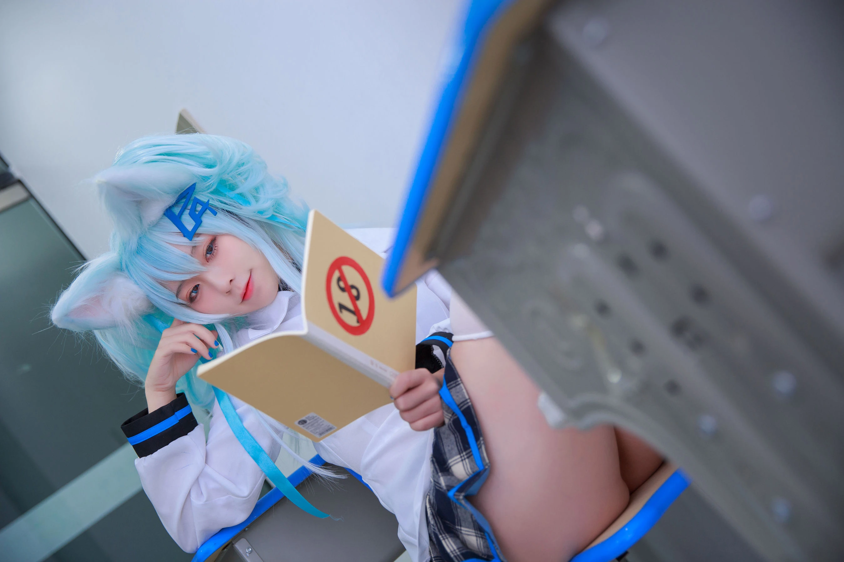 动漫博主G44不会受伤 – 少女前线 PA15校服插图8