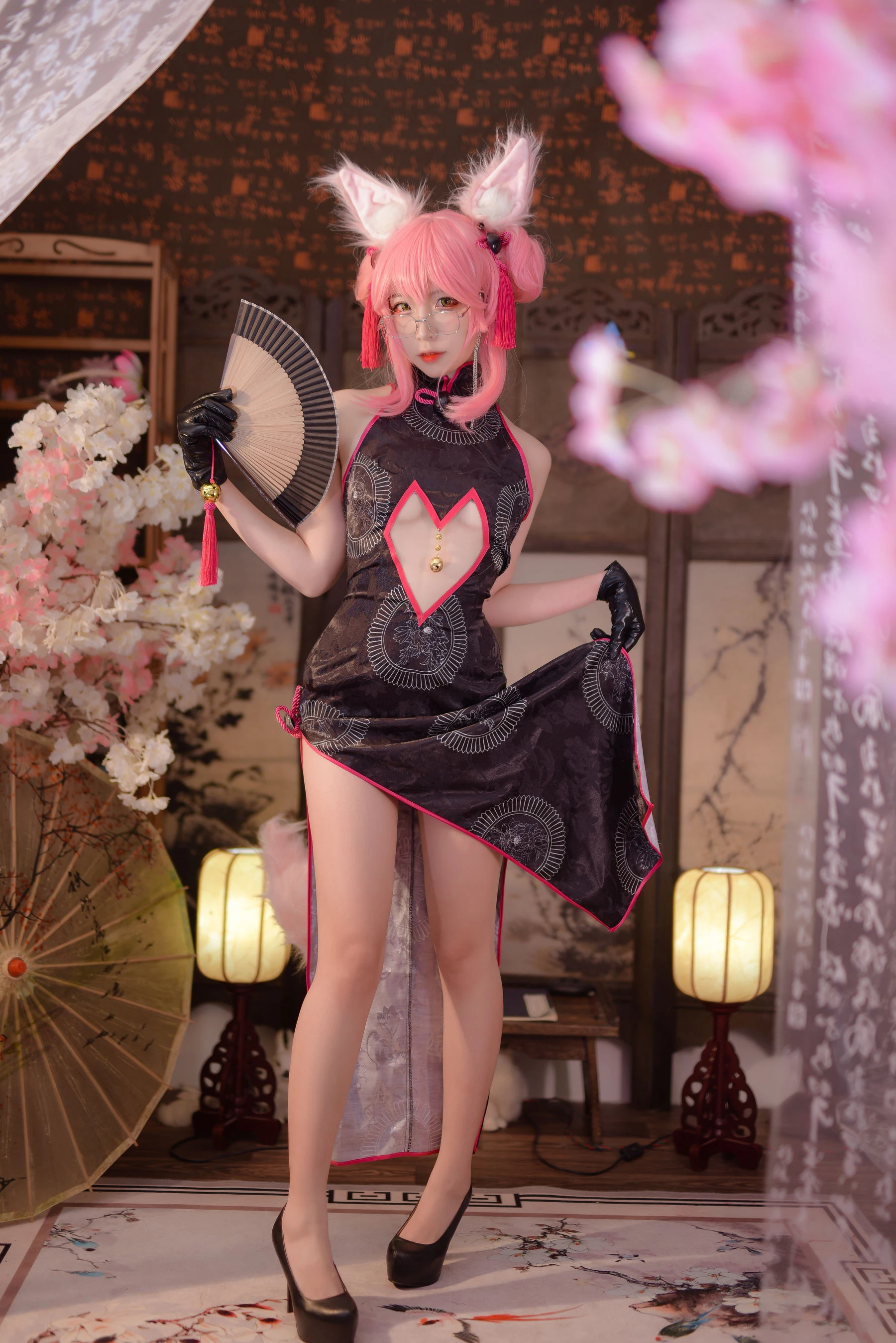 人气Coser二佐Nisa Fate旗袍狐 [28P]插图6
