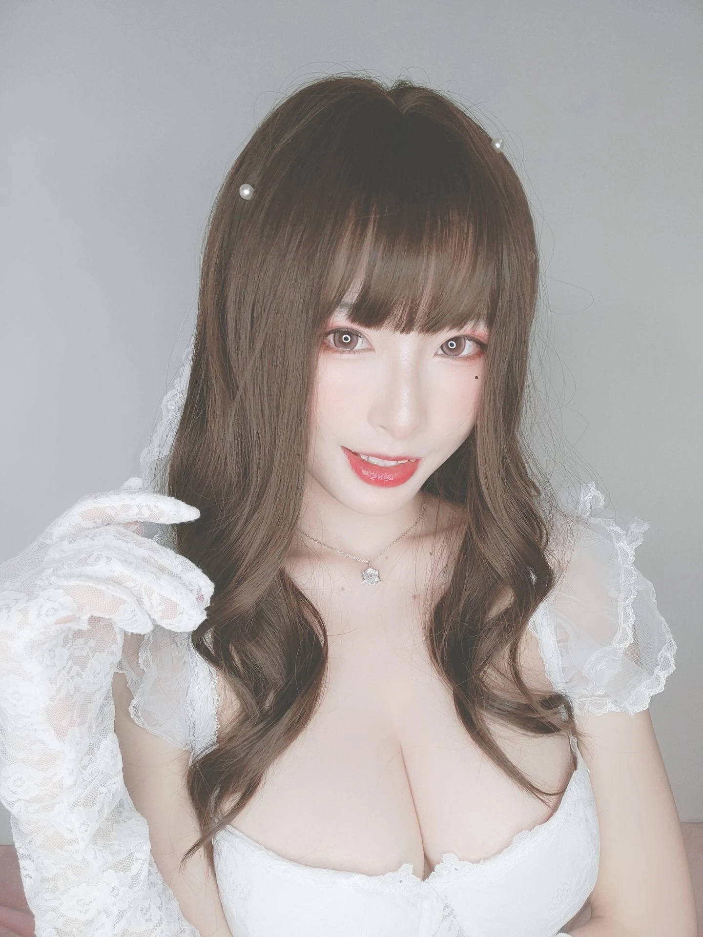 尤物清水由乃 – 花嫁自拍插图4