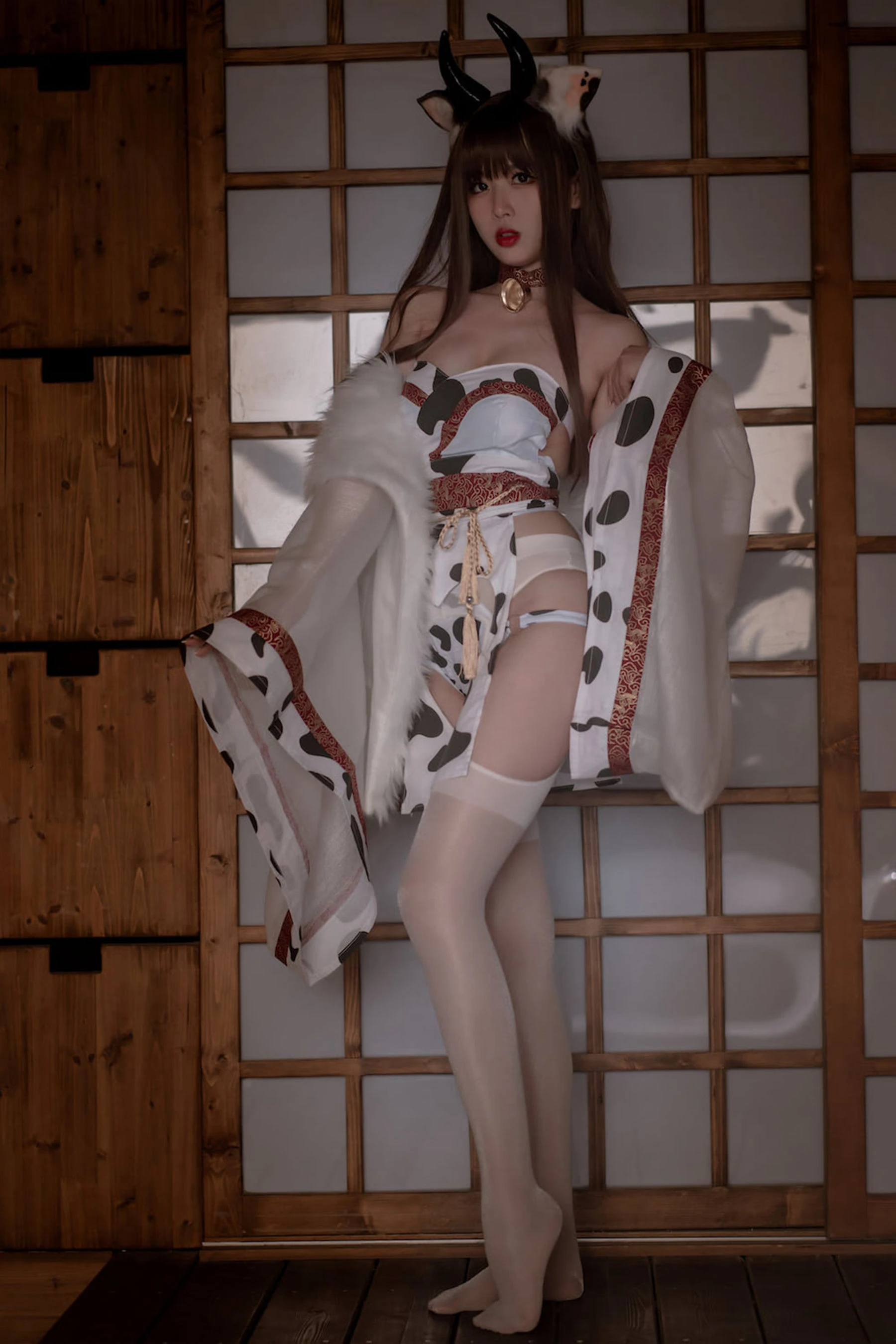 轩萧学姐 – 牛牛和服 [47P]插图2