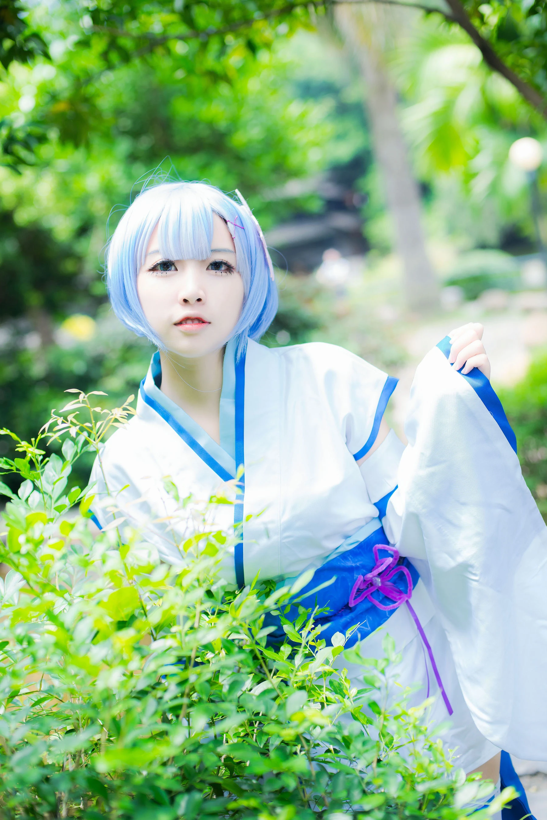 人气Coser二佐Nisa – 蕾姆幼年插图7