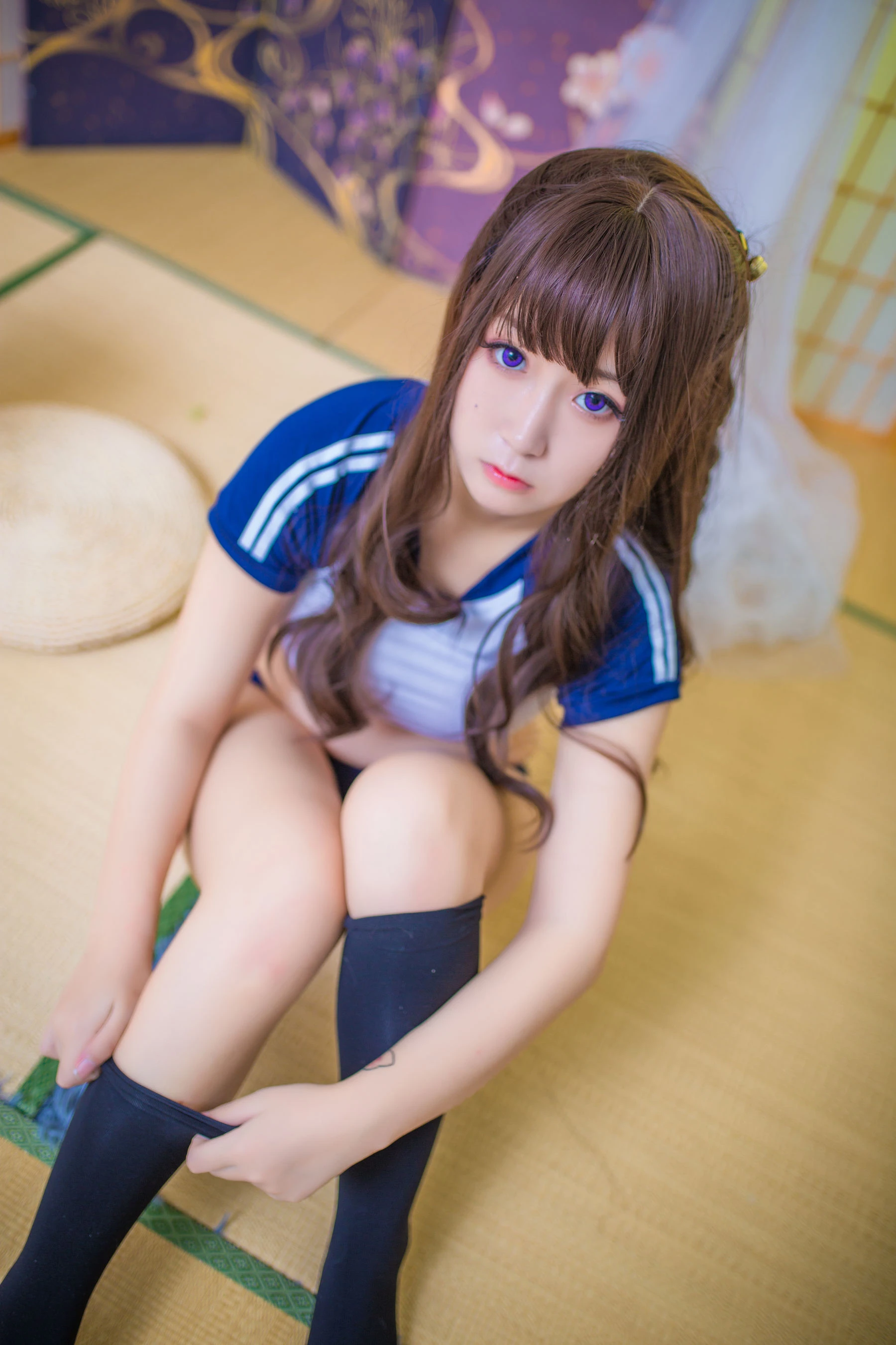 巨乳猫九酱Sakura – 体操服2插图1