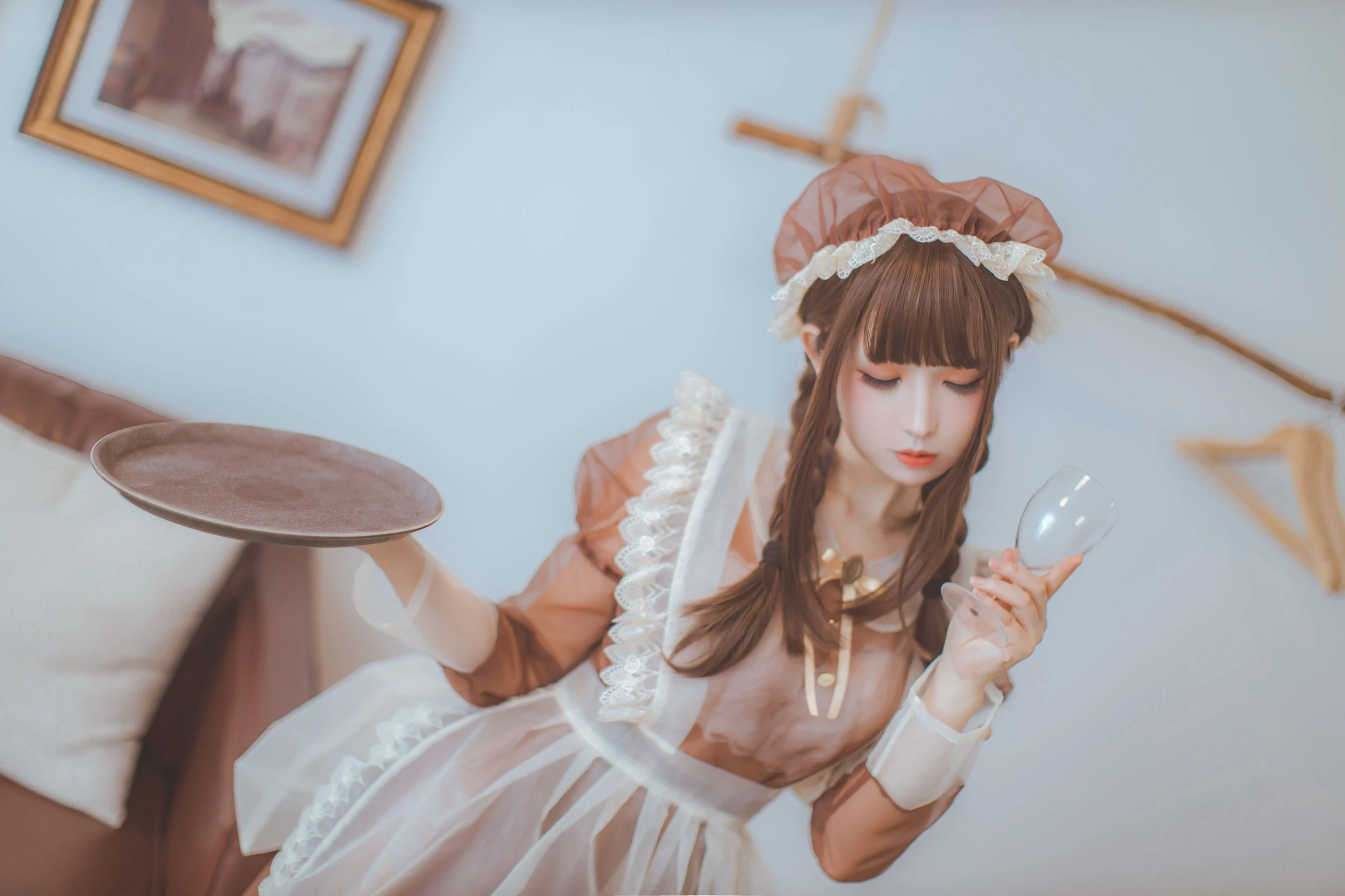 Coser衣衣 – 透明女仆插图8