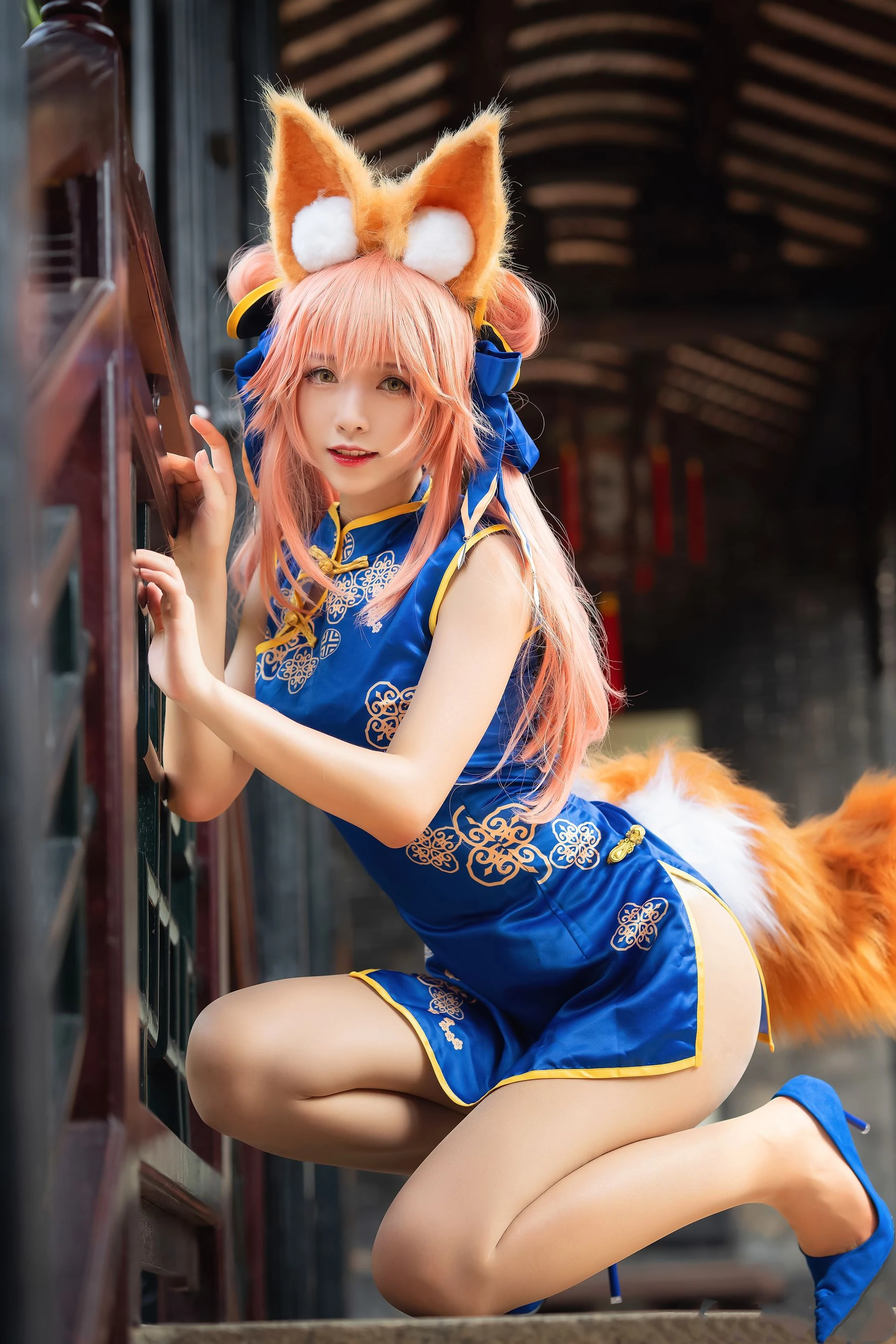动漫博主大大卷卷小卷 – 玉藻前旗袍 [8P]插图6