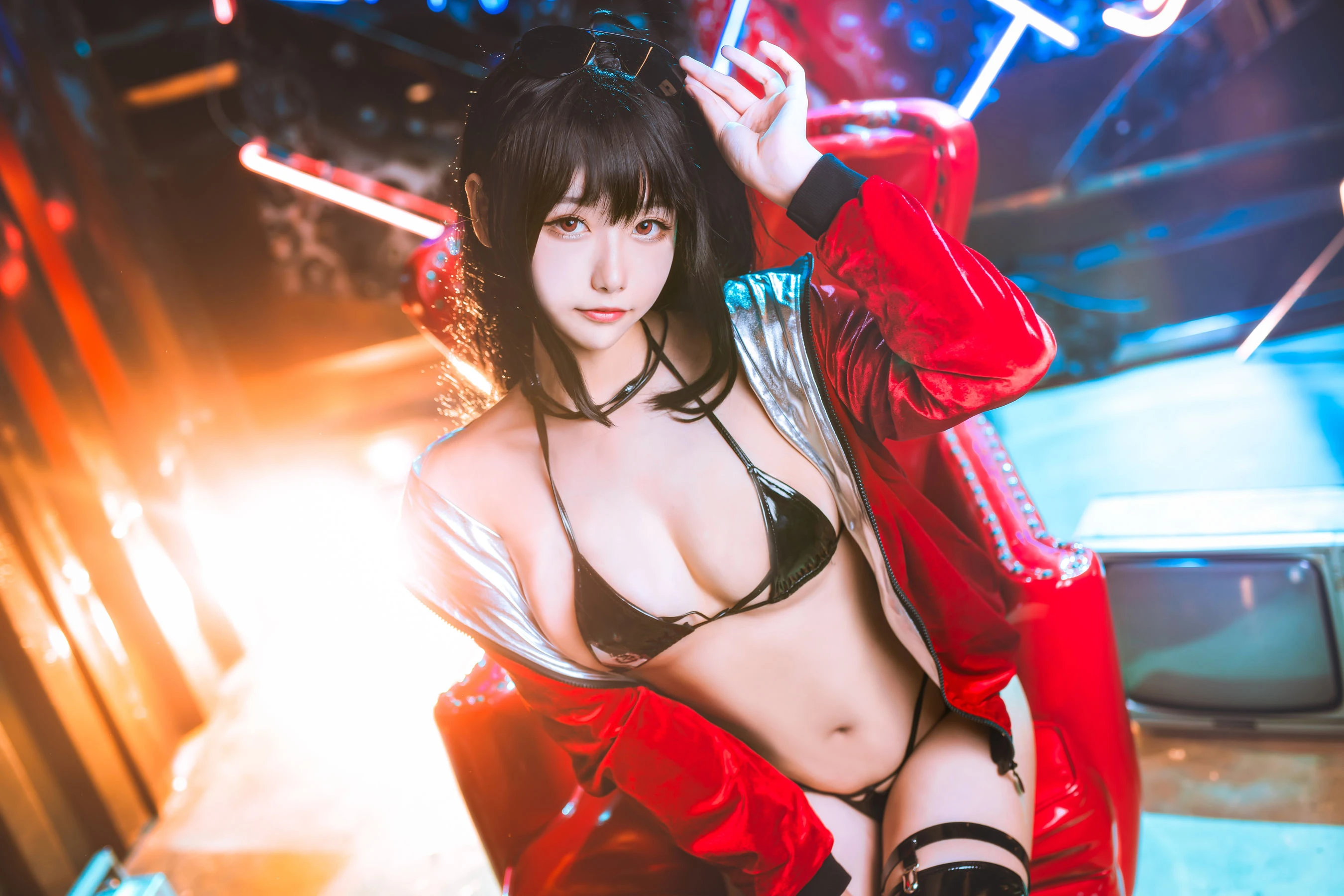 微博妹子Momoko葵葵 – 大凤之赛车 [19P]插图3