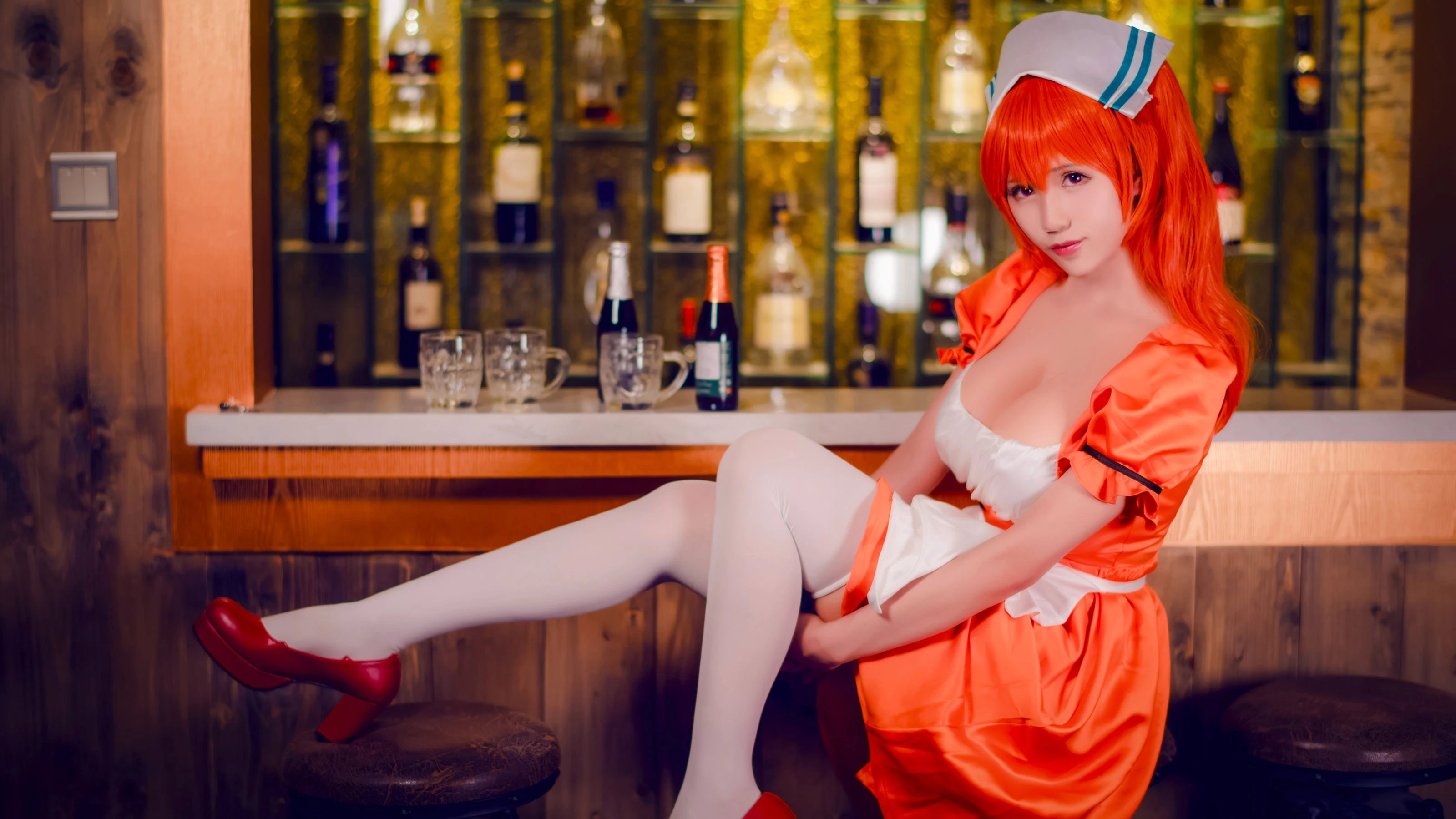 The Vagrant Cosplay Album – 蓬莱山雅祈《酒吧萝莉》 [19P]插图1