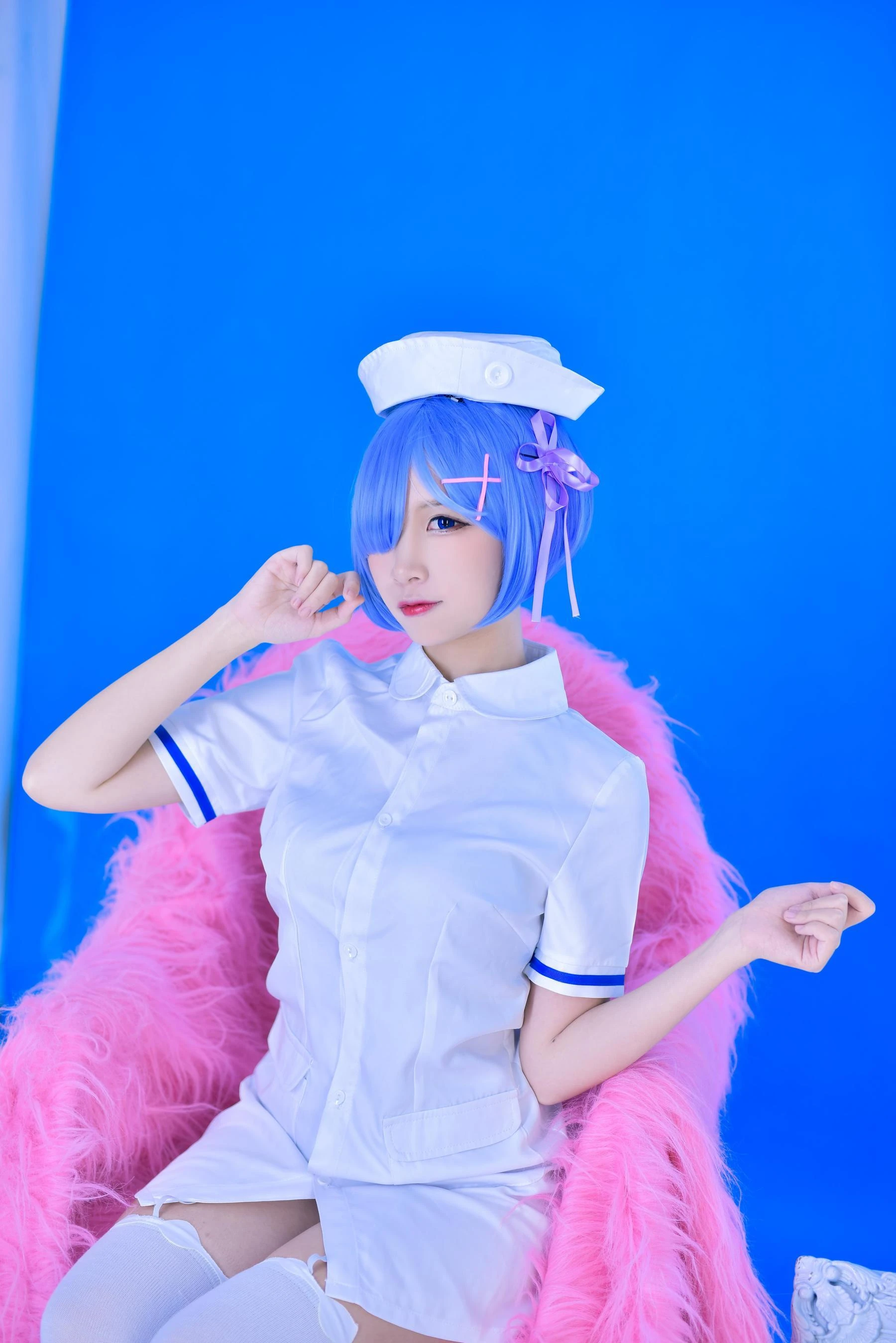 人气Coser二佐Nisa 蕾姆护士插图1