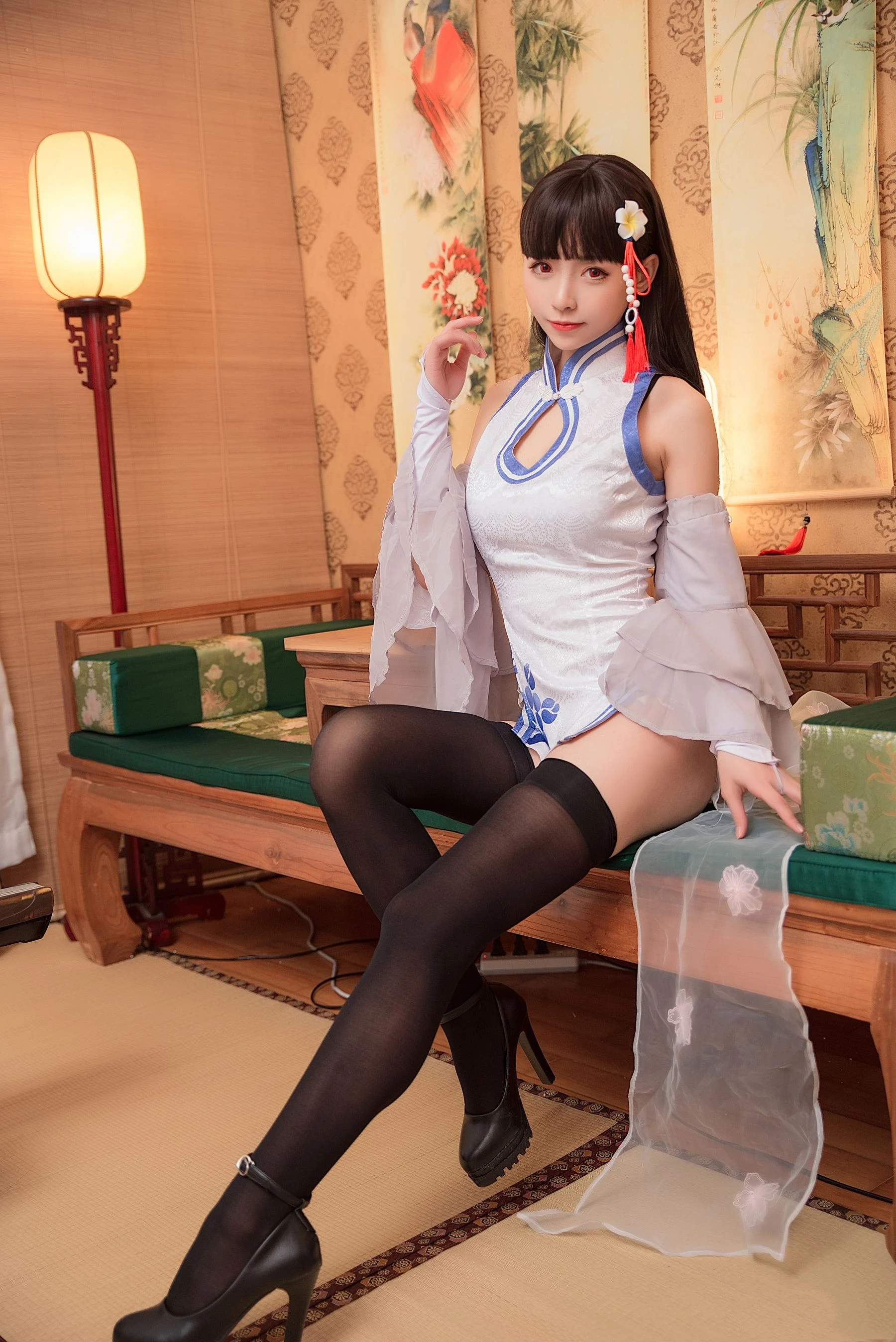 动漫博主大大卷卷小卷 – 黑丝旗袍高清在线免费欣赏–微密图社-微密图社