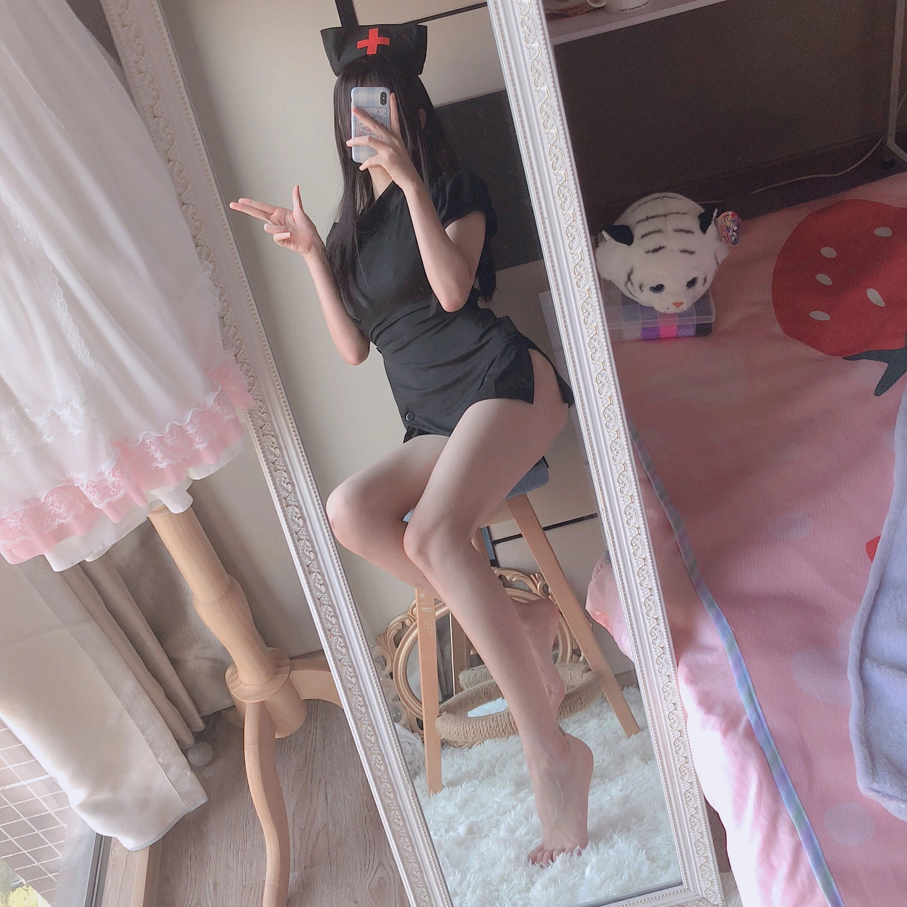 萌妹子眼酱大魔王w – 黑护士插图4