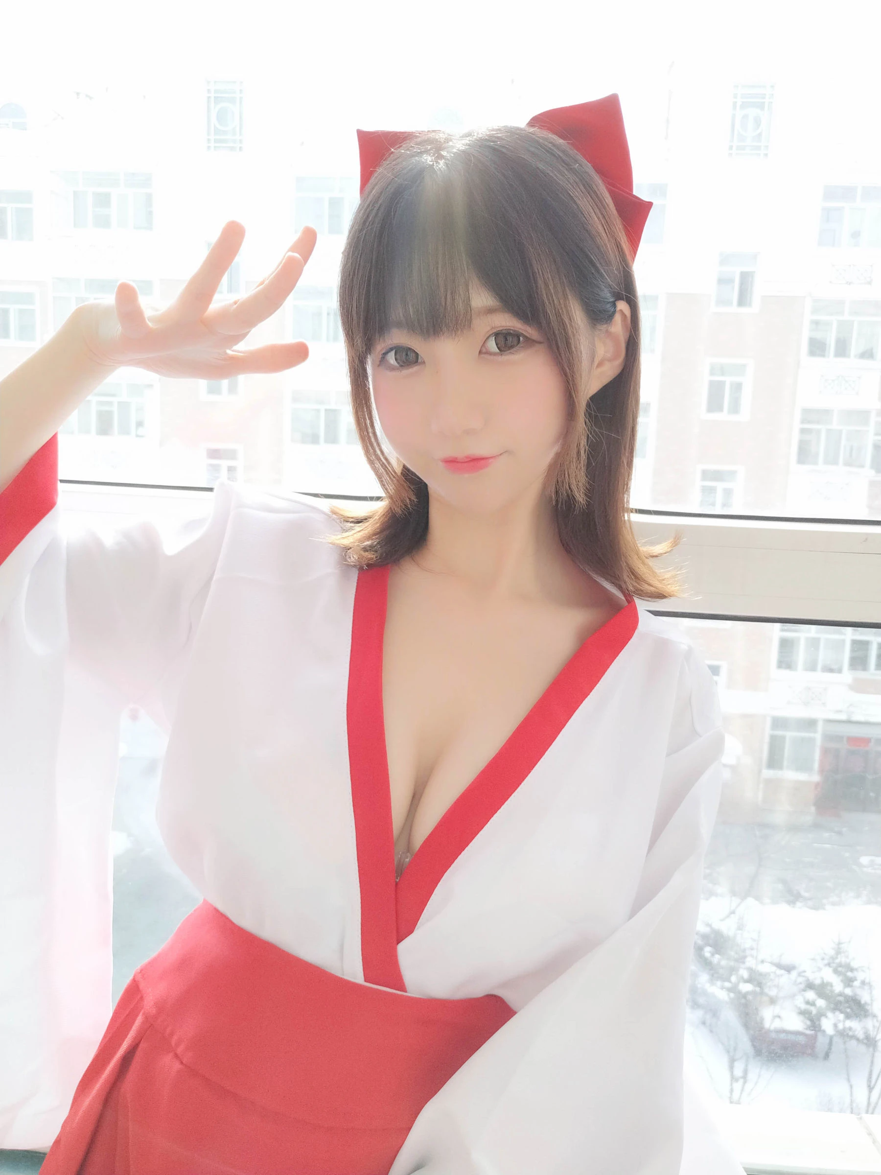 NAGISA魔物喵[fantia] かわいい巫女さん!!(′?｀)?插图7