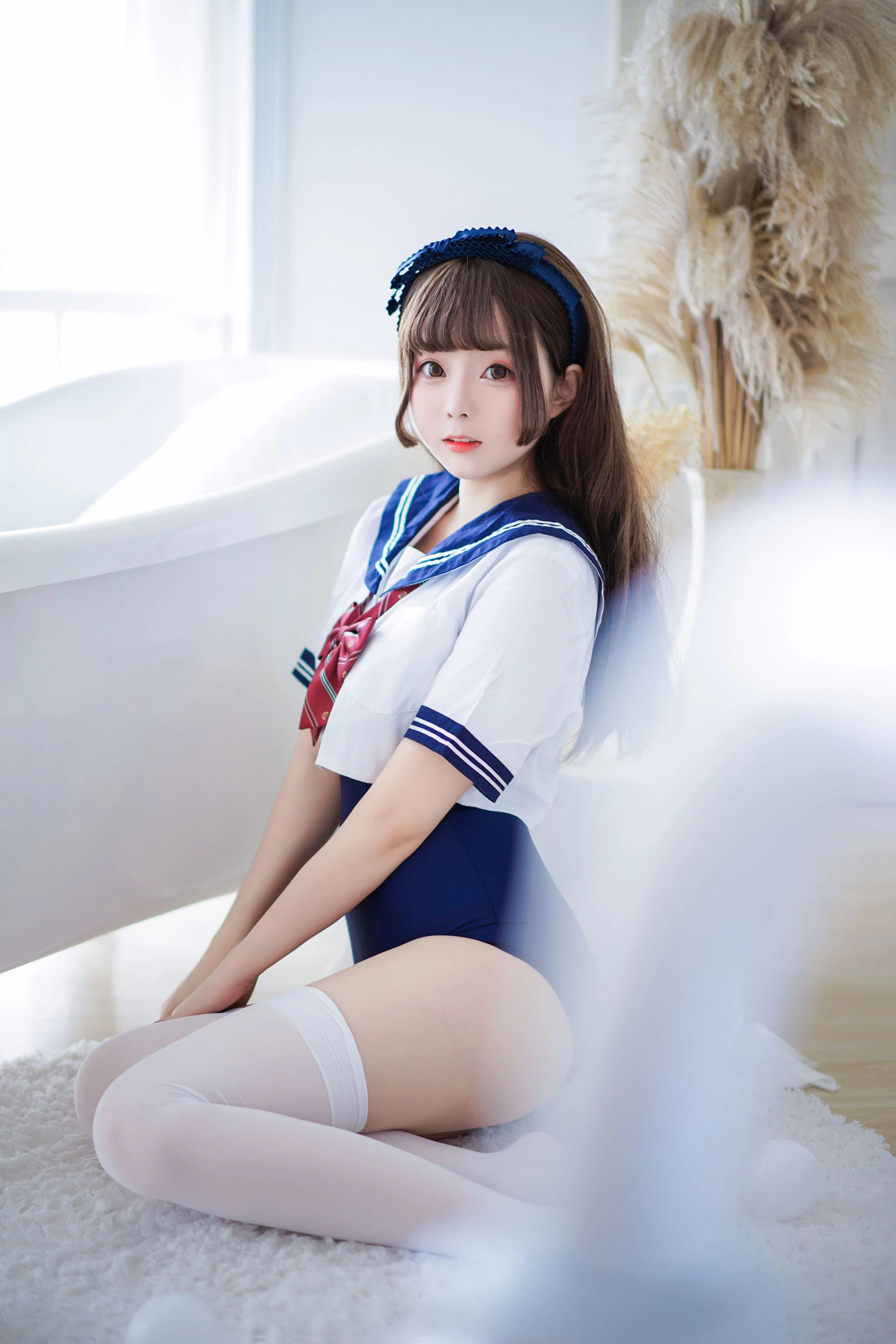Cosplay日奈娇 – 制服死库水 [40P]插图5