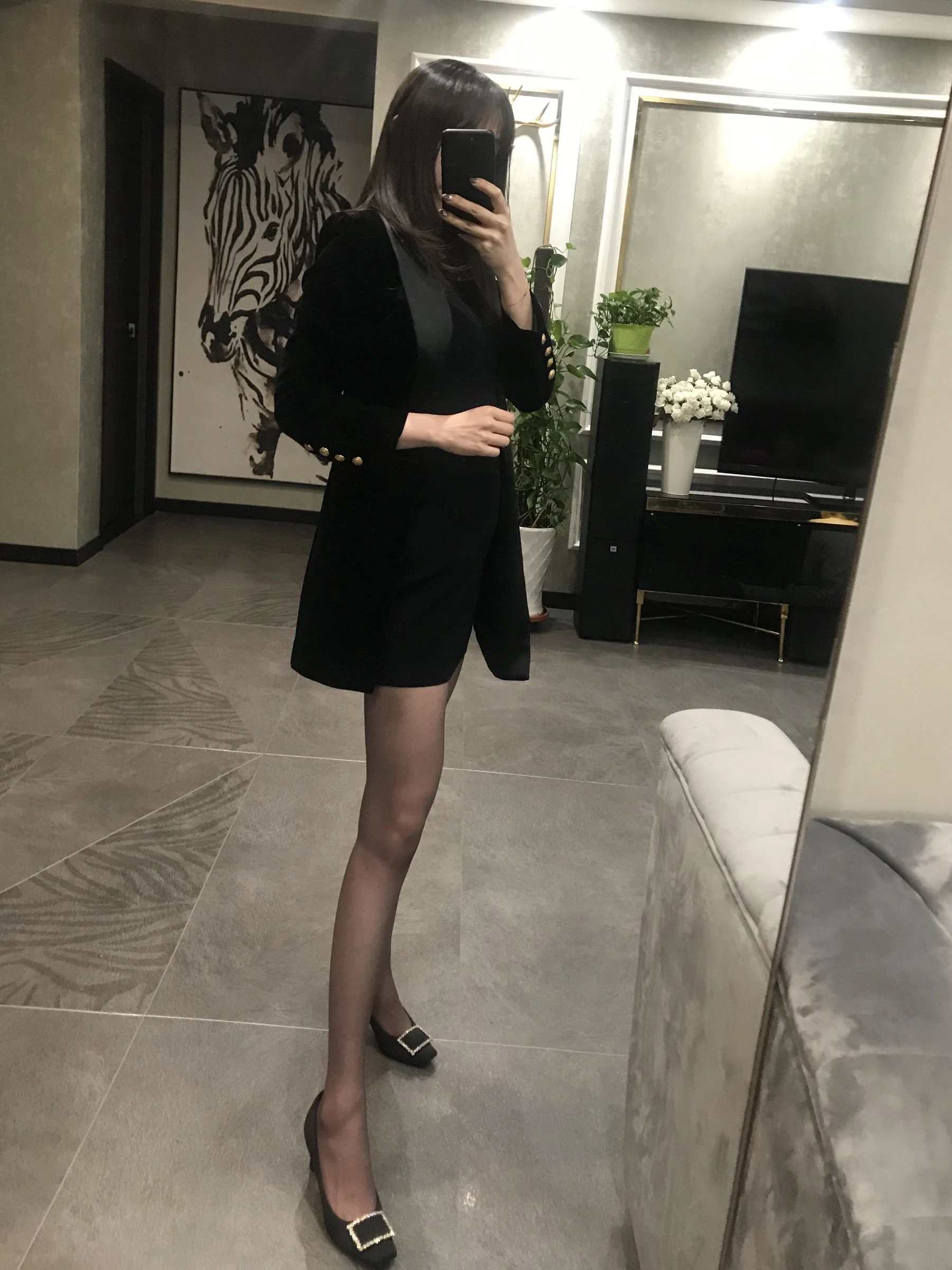 丝足博主麋鹿_Monroe 2020.04.20 红高黑丝插图3