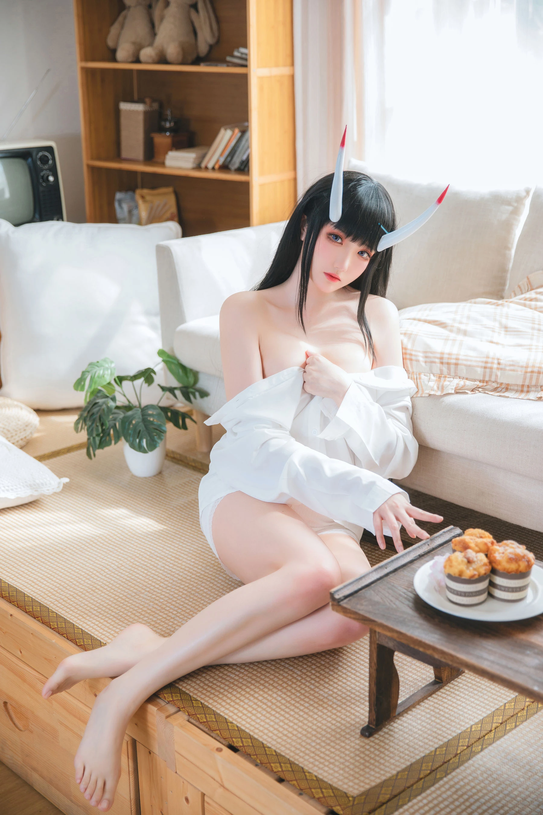 Coser瓜希酱福利 – 能代衬衣插图2