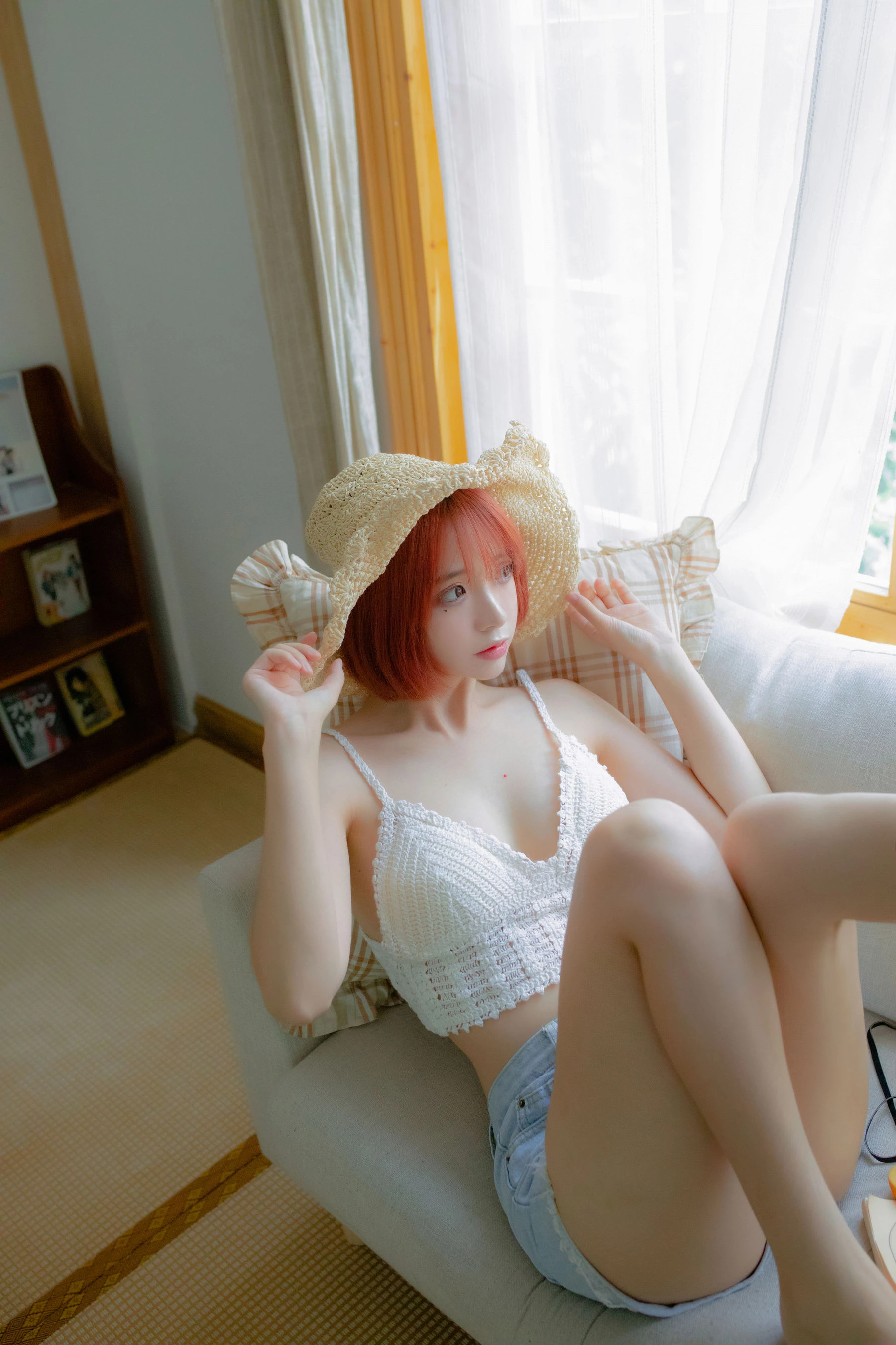 疯猫ss – 草帽女孩插图3