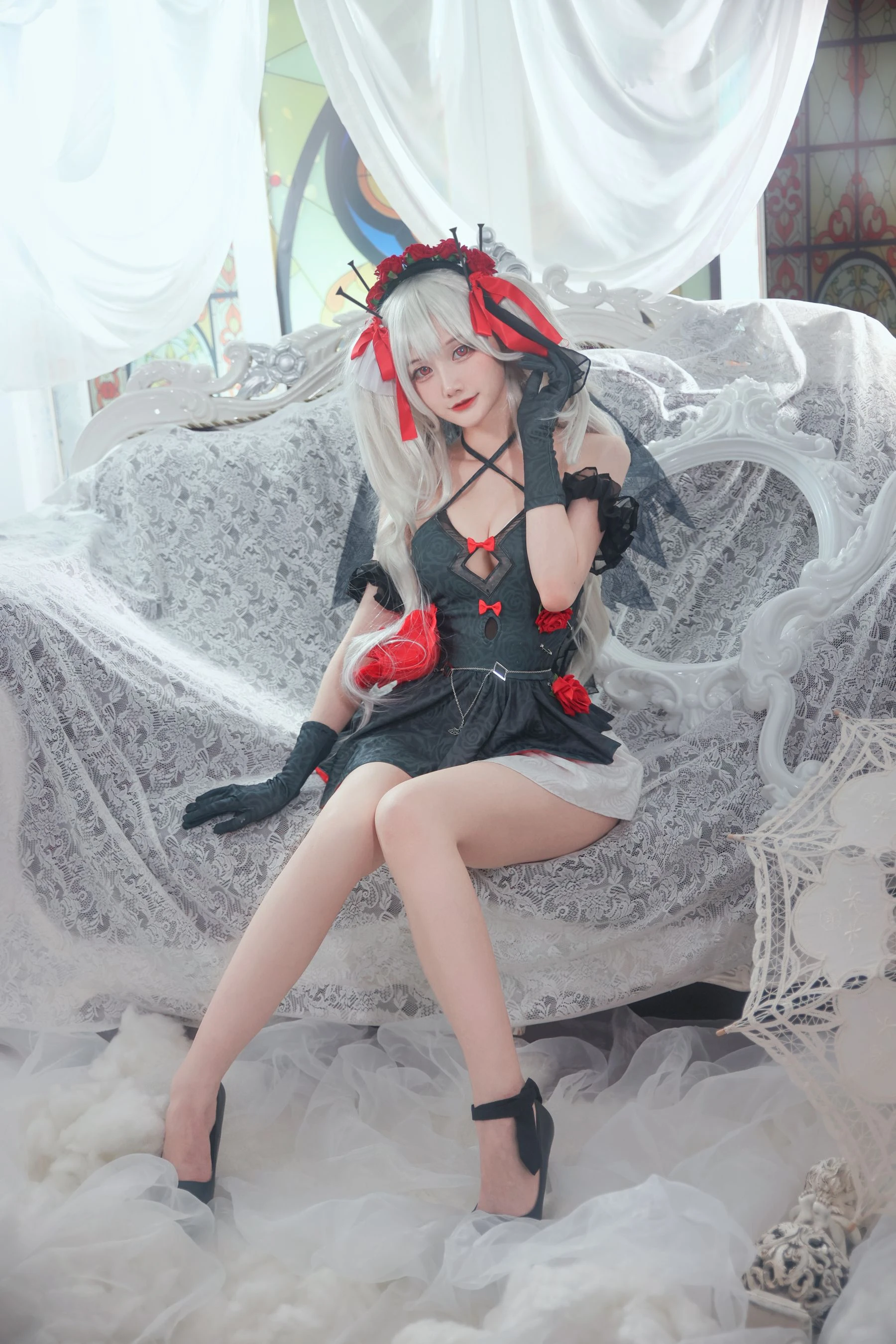 COS妹子仙九Airi – 吸血鬼誓约插图7