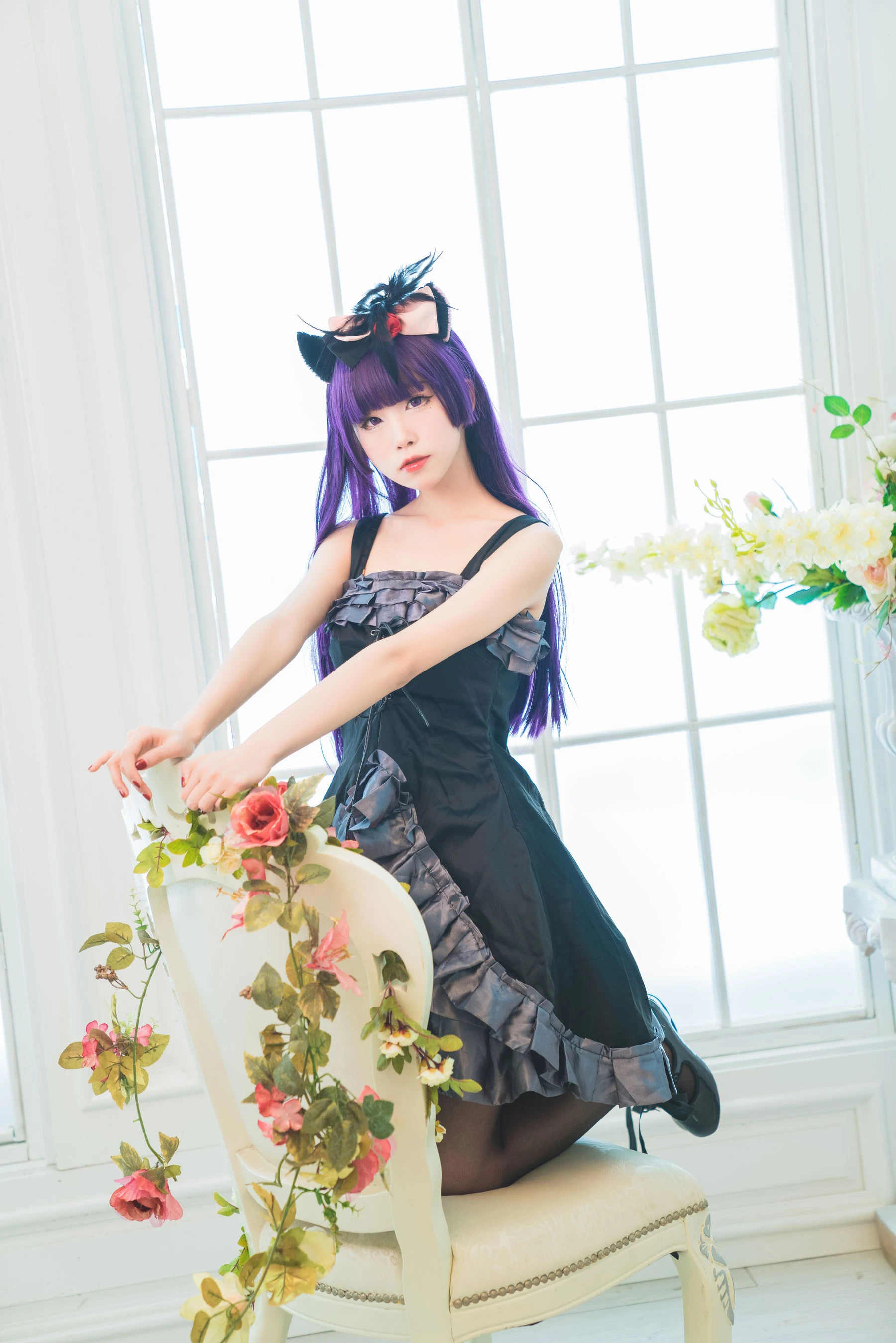 动漫博主水淼aqua – 黑猫插图1