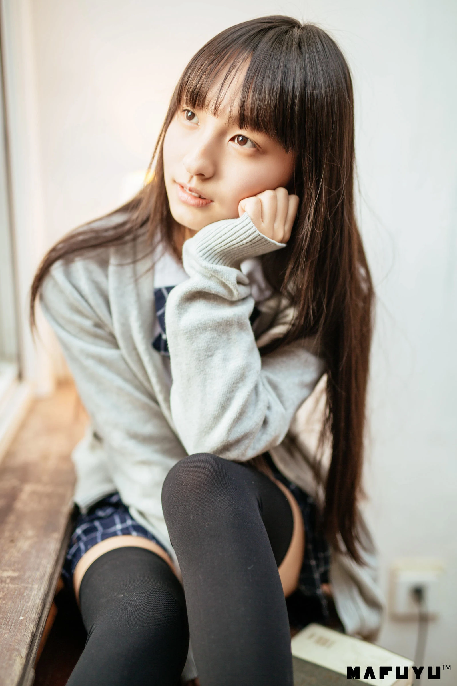 神楽板真冬 JK学生系列套图插图7