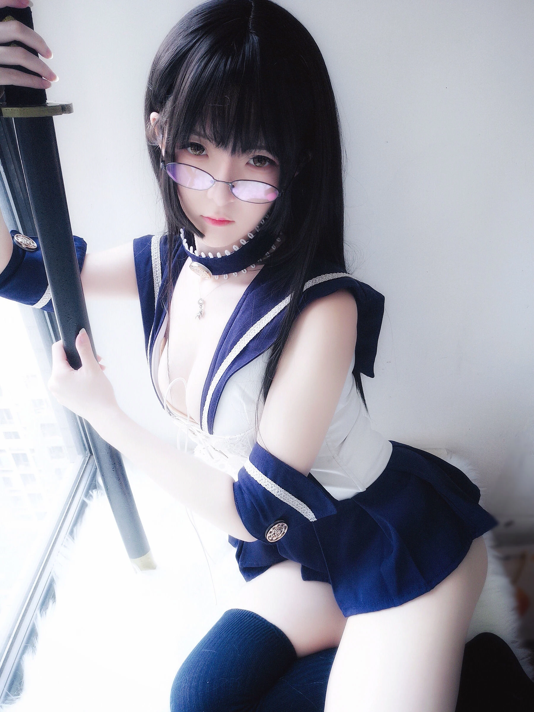 [萝莉COS] 一小央泽 – 武士刀与水手服 [20P]高清在线免费欣赏–微密图社-微密图社