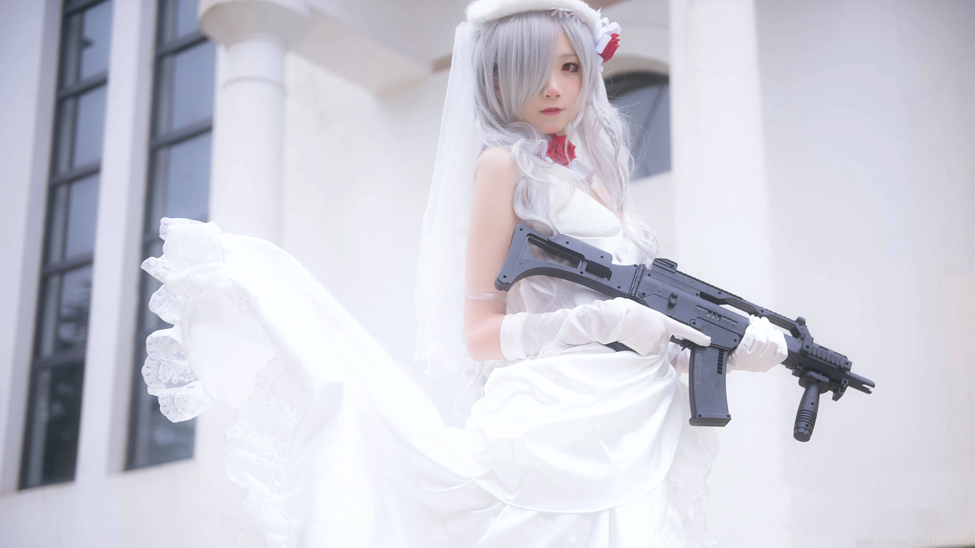 清纯少女五更百鬼 – 婚纱插图8