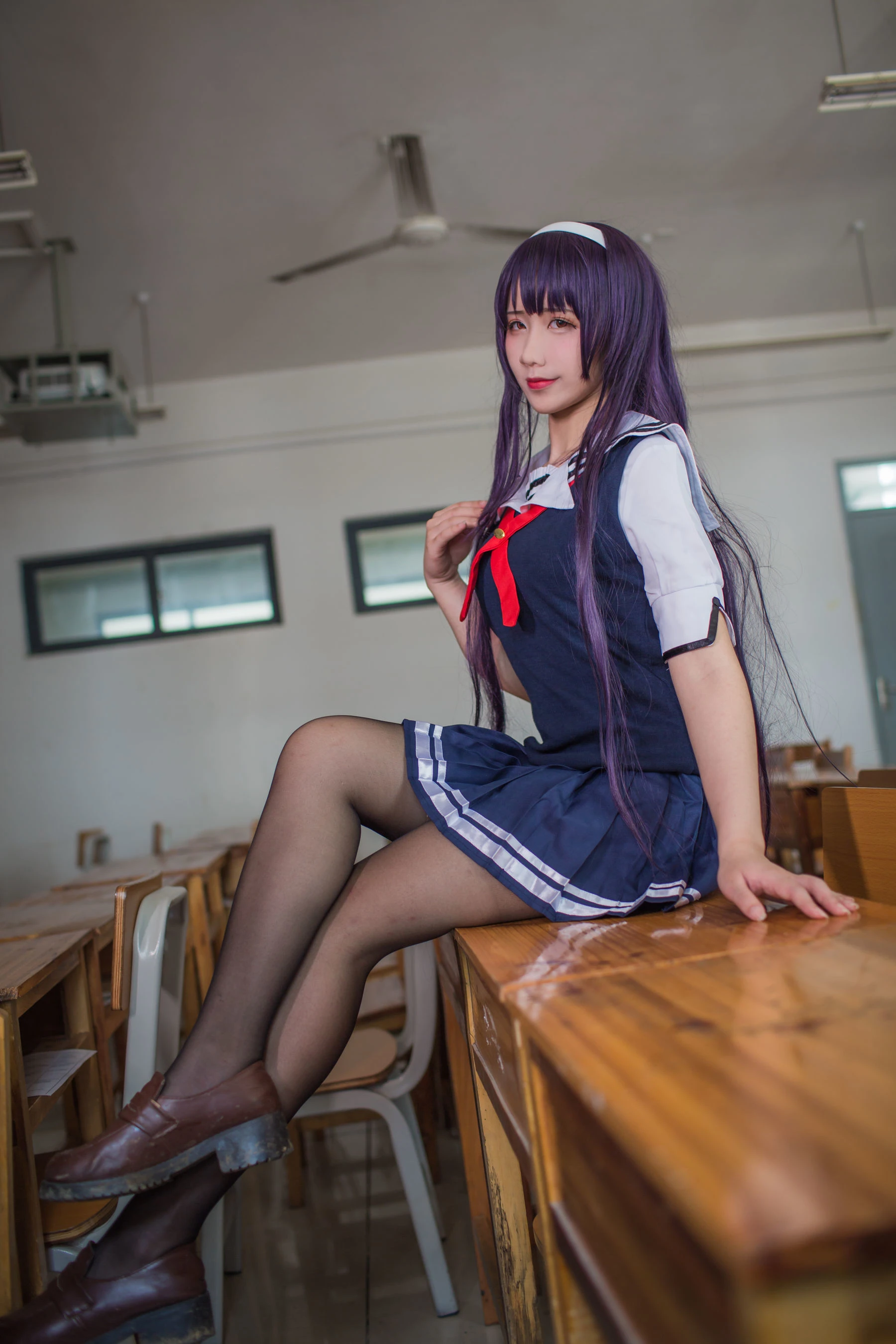动漫博主九曲Jean – 霞之丘诗羽夏季校服插图8
