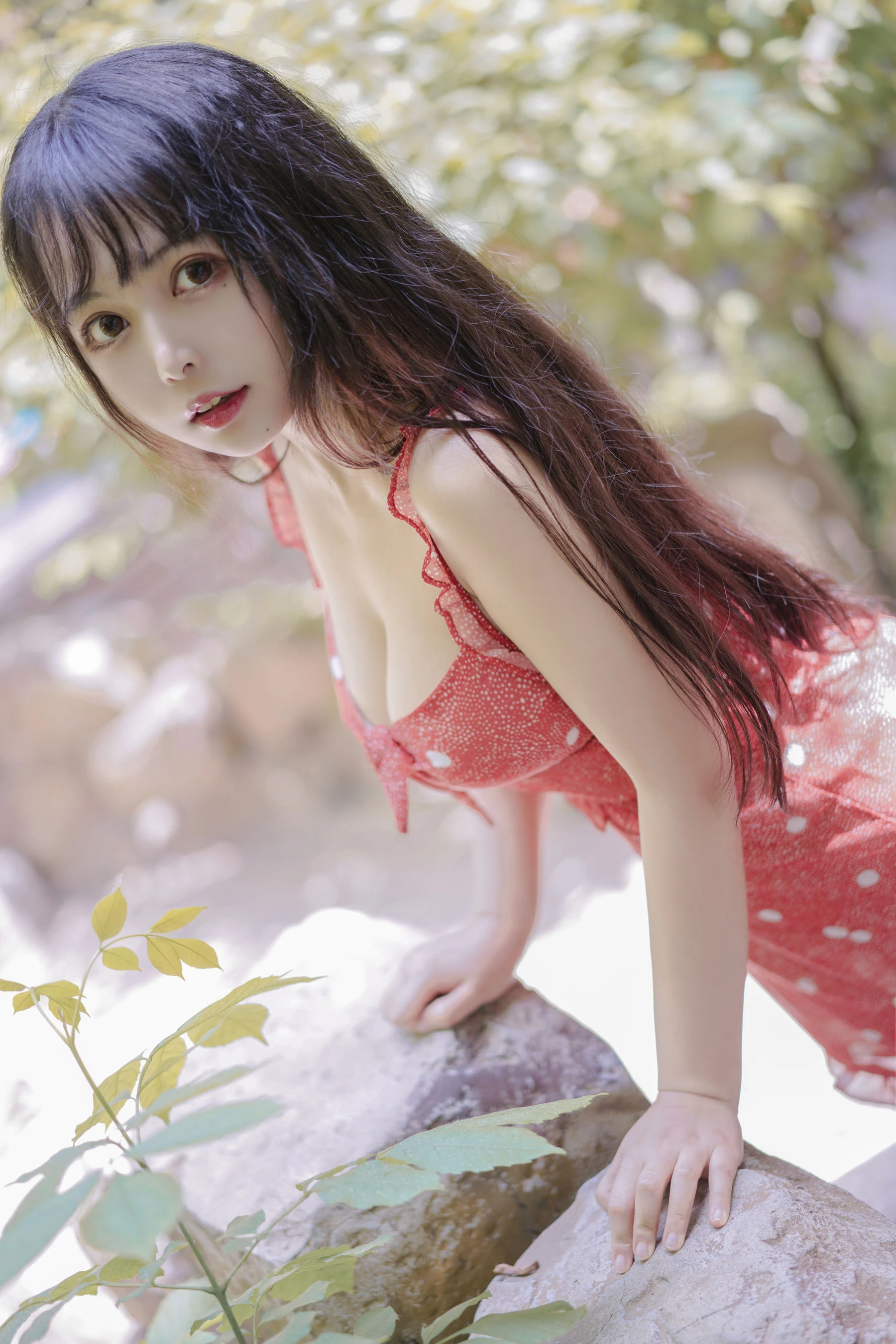 大眼萌妹黑猫猫OvO – 草莓 [32P]插图2