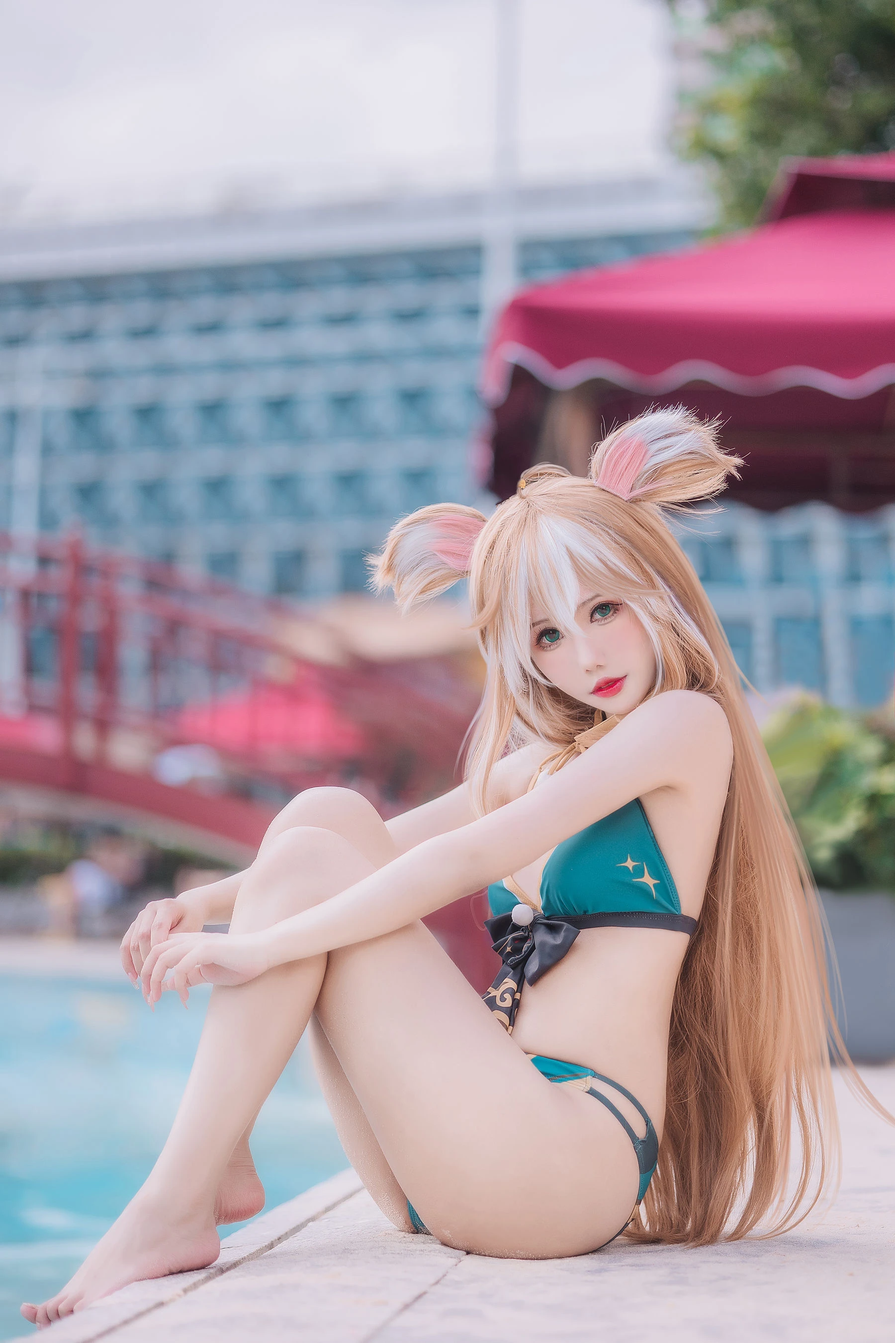 仙女月 – 泽月希娜小姐泳装插图3