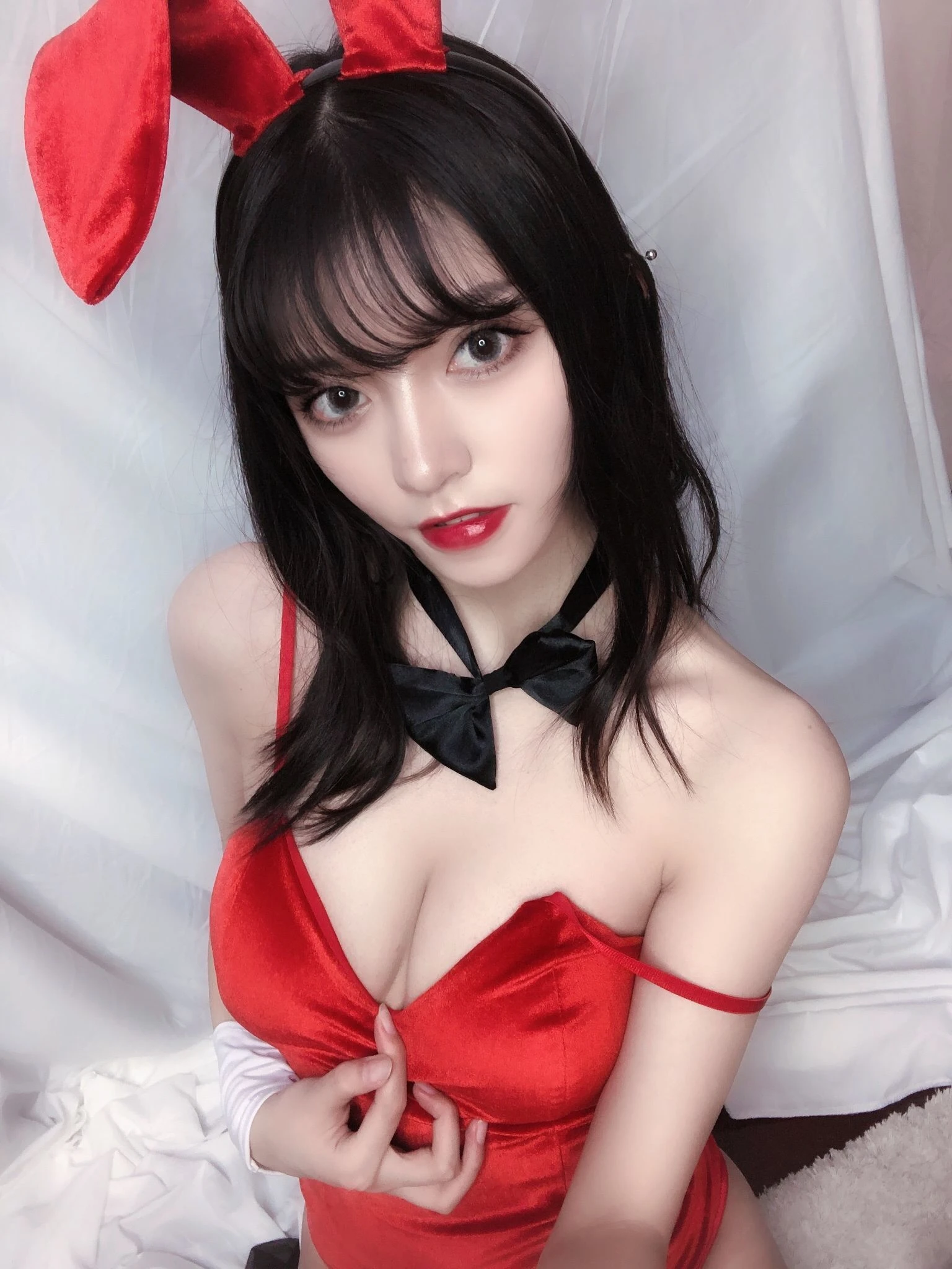 銘銘Kizami 红丝绒兔女郎插图4