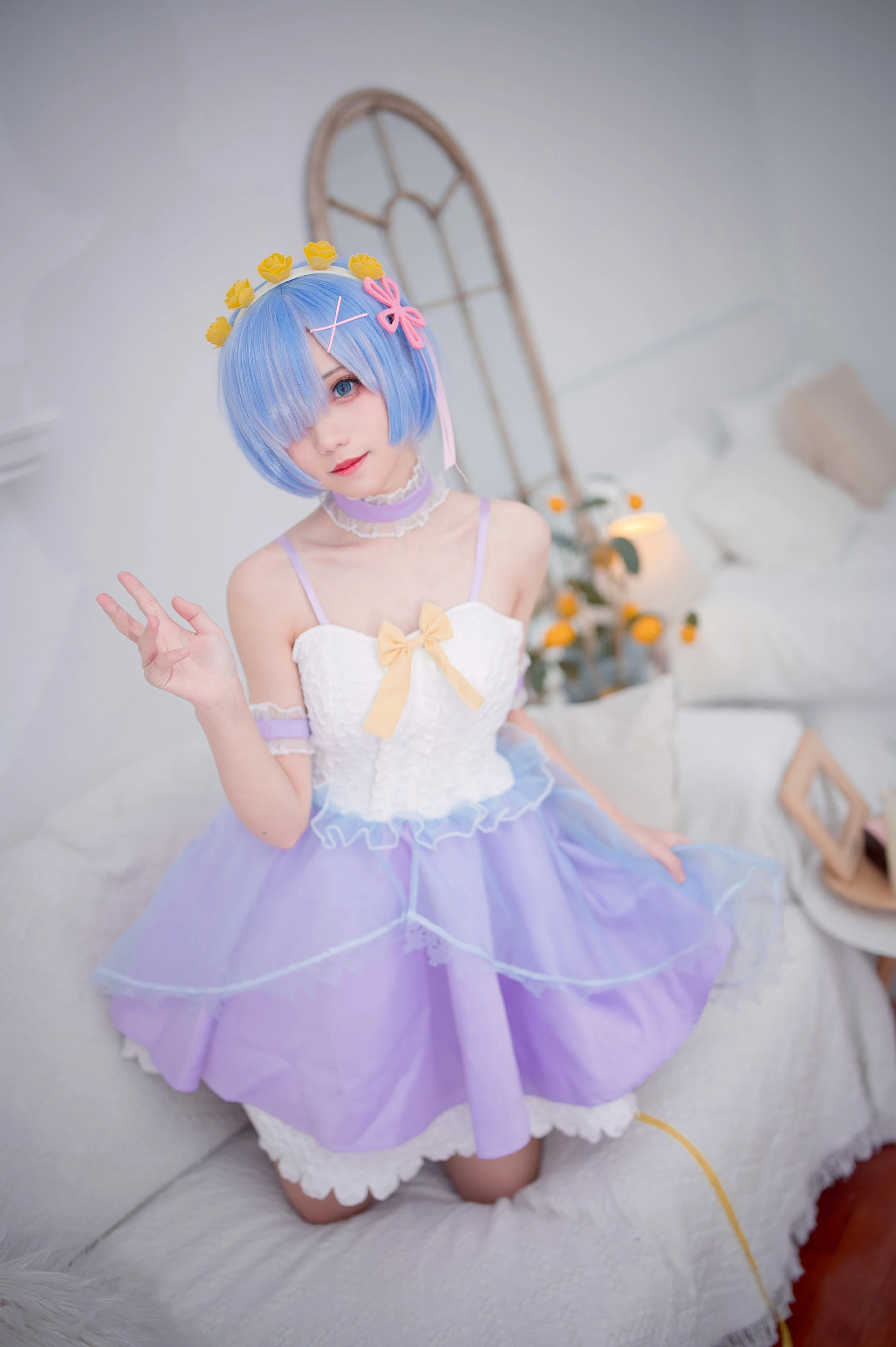 花柒Hana – 天使蕾姆插图8
