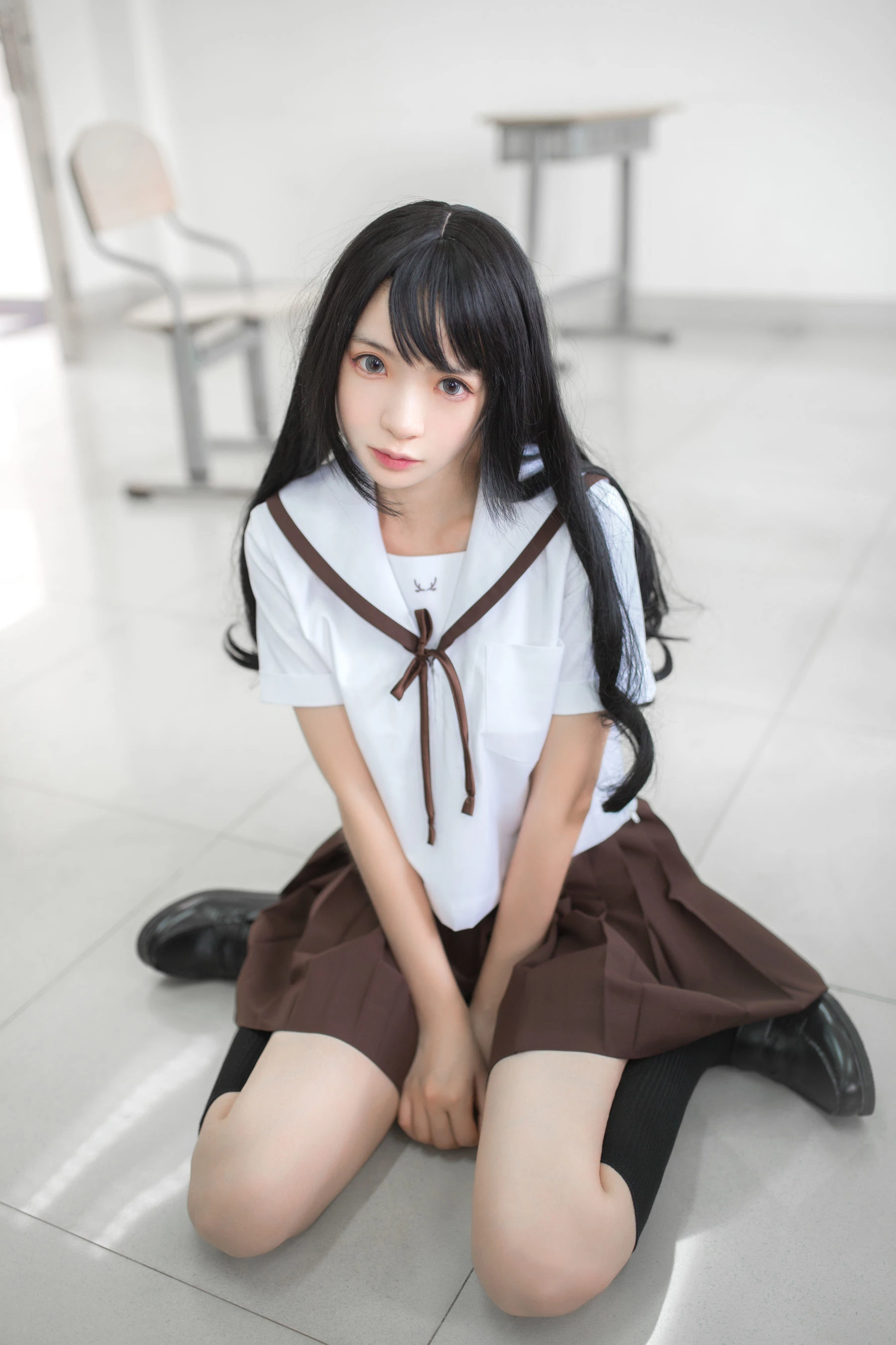 疯猫ss – 水手服和睡衣插图1