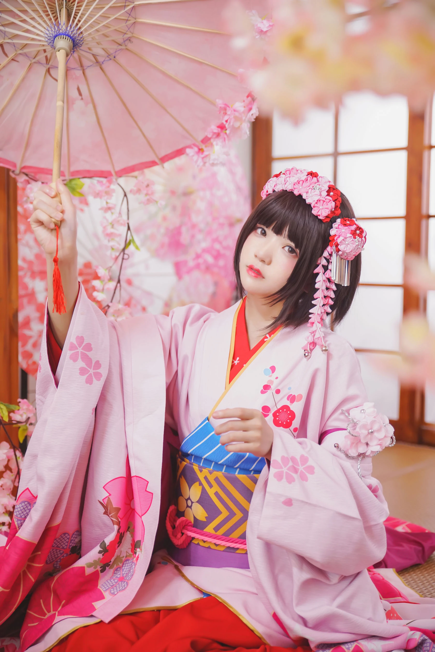 桜桃喵《(加藤惠)和服》插图3